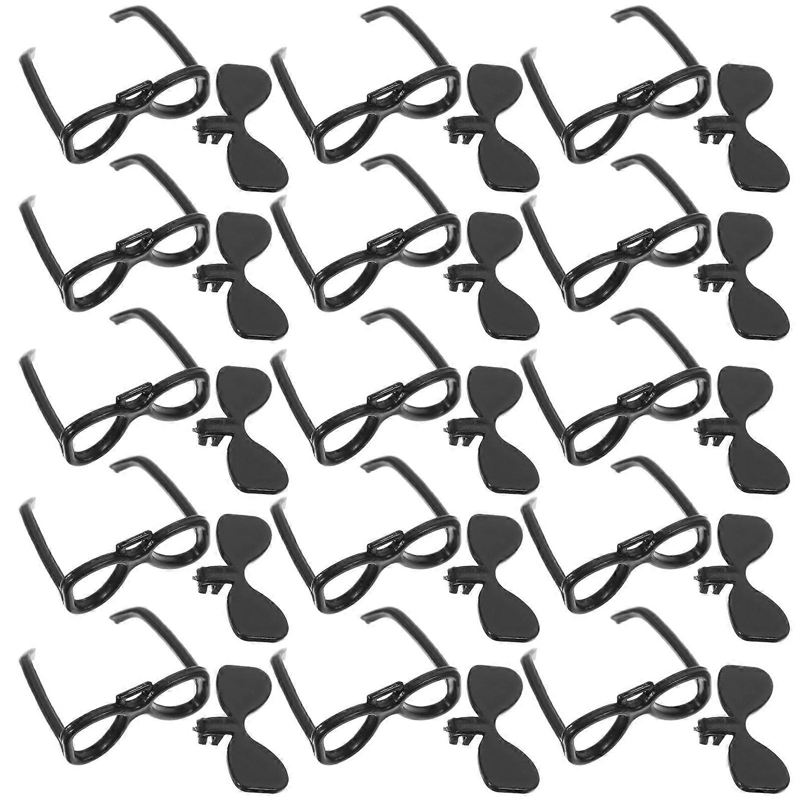 100pcs Mini Sunglasses for Dolls, Craft Eyeglasses Accessories for Imaginative Play and Costume Dress Up