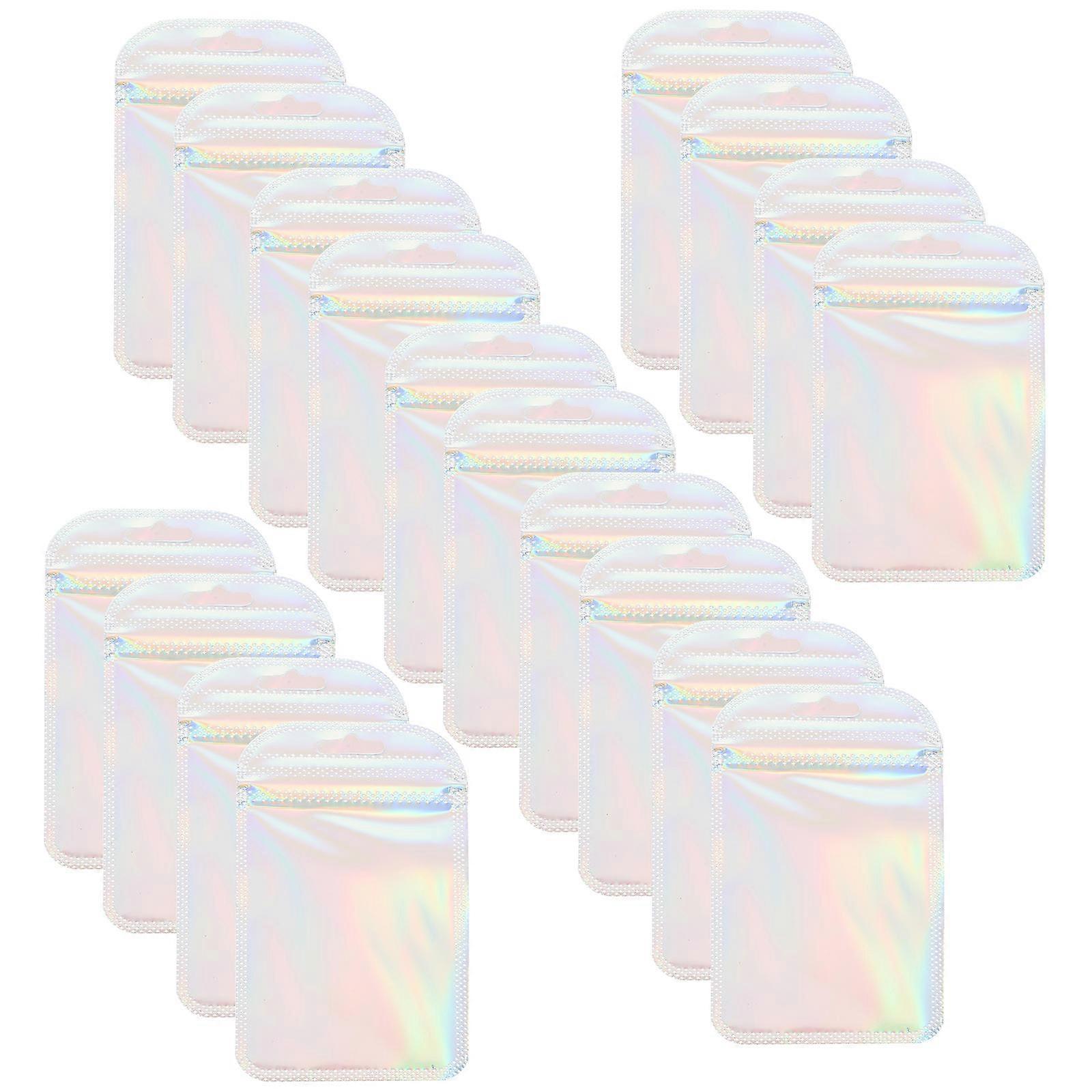 Self Sealing Bags Jewelry Packaging Rectangular Shape Moisture-Proof Easy to Open Transparent 50Pcs