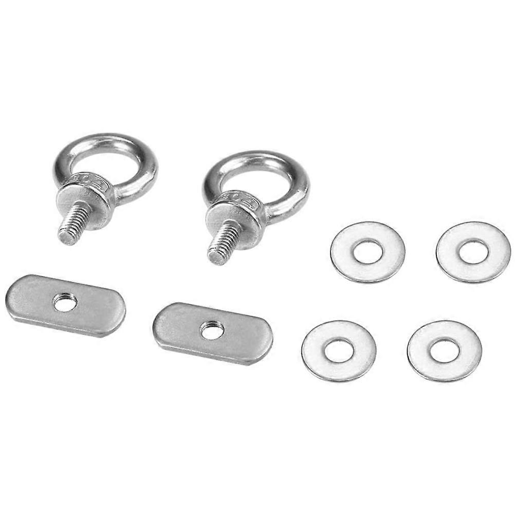 Kayak Bungee Hooks Stainless Steel Kayak Track Mount Tie Down Eyelet Kayak Accessories 1Set