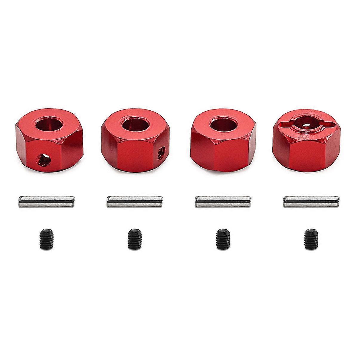 RC Car Upgrade Hex Connector 12MM Kit for MINI RC Car Accessories Red