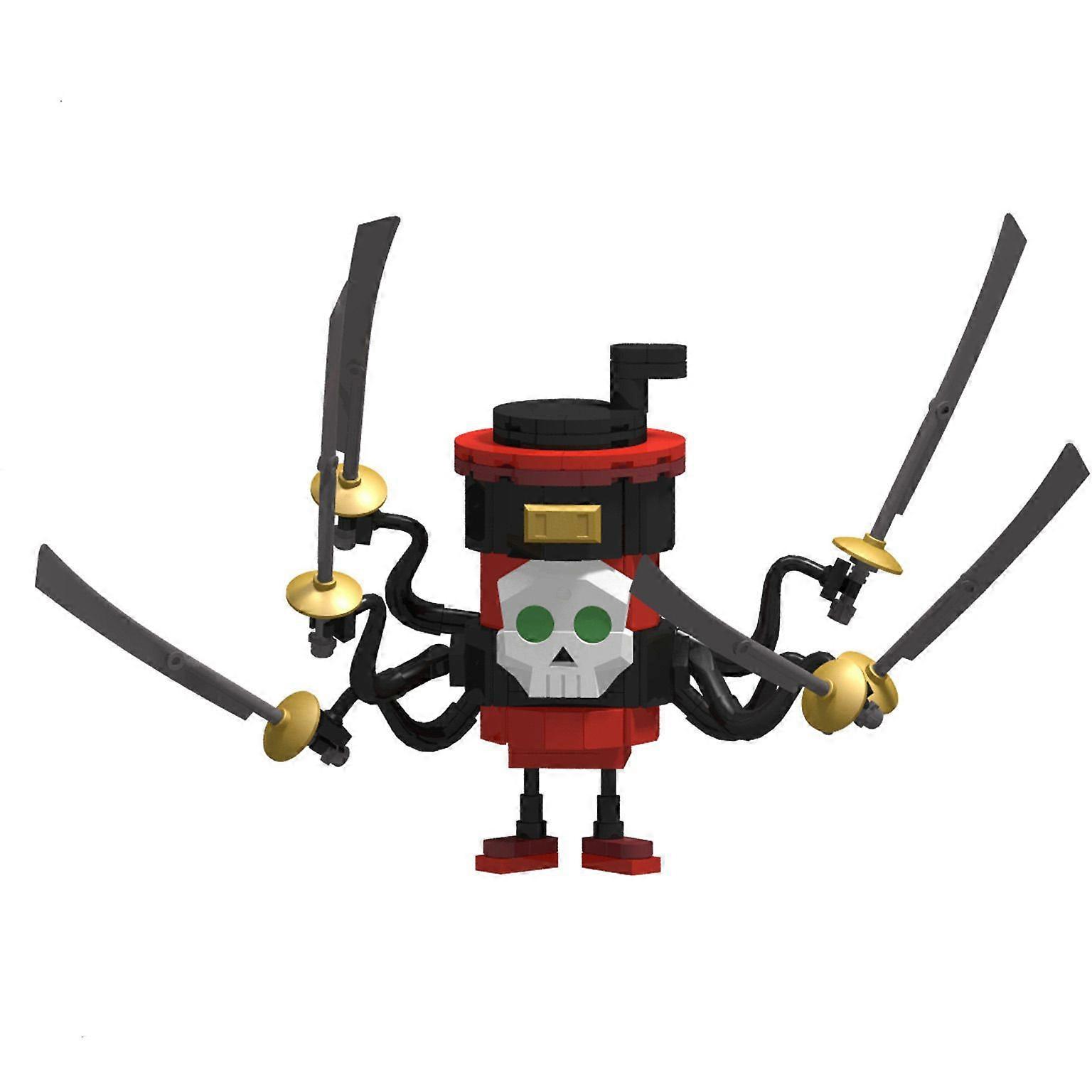 Italian Brainrot Tung Tung Tung Sahur Building Blocks Tralalero Tralala Action Toy Figures _48