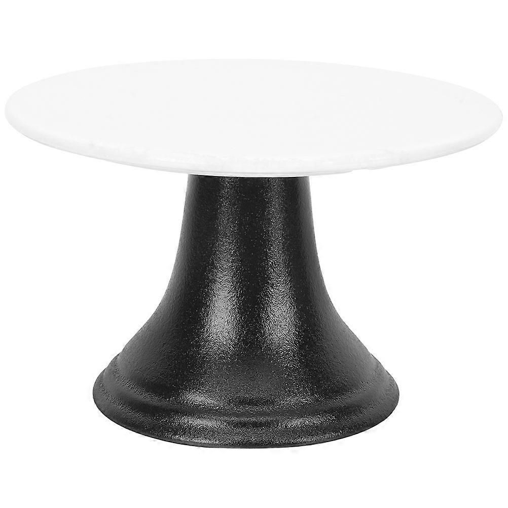 Ceramic Cake Stand Round High Footed Tray Design For Birthday Parties 8 Inches Diameter Display 1Pcs