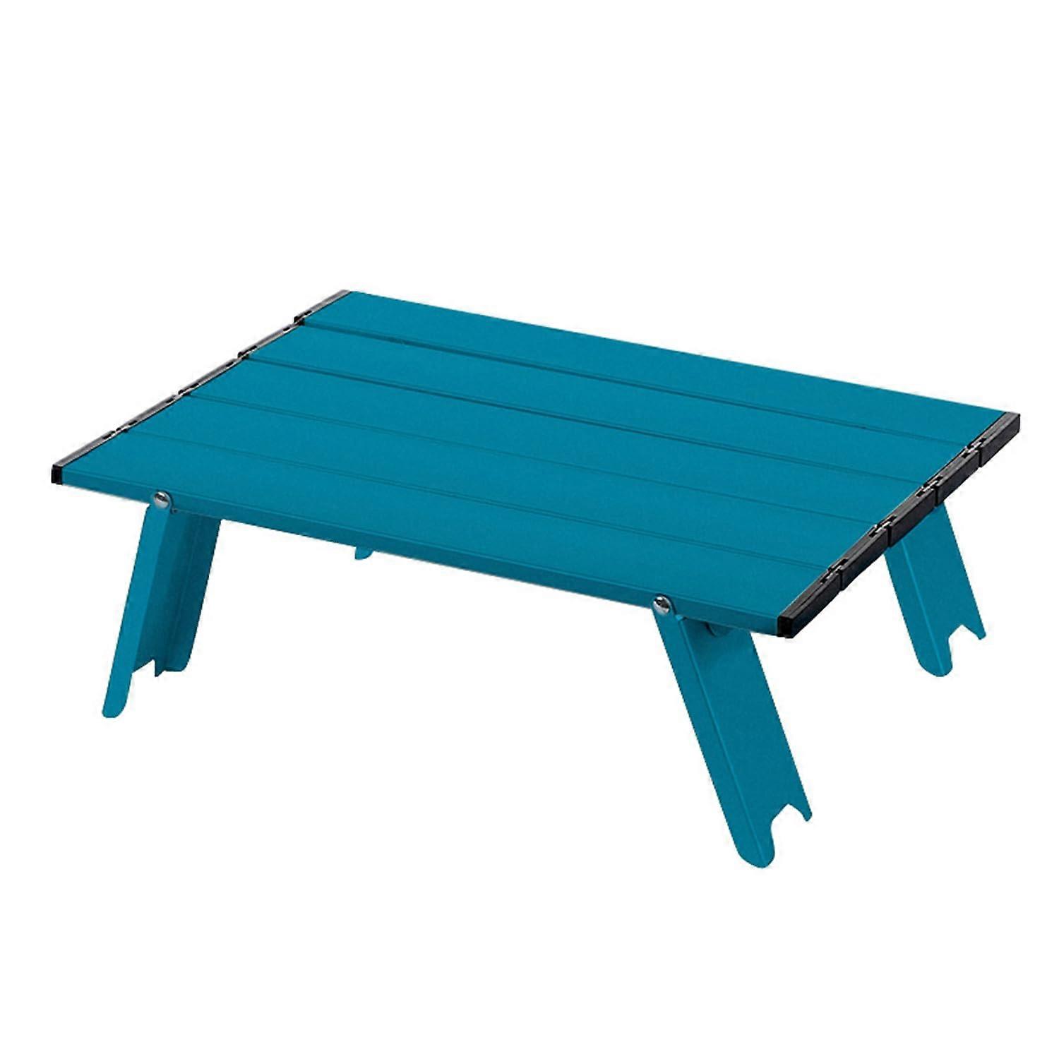 Camping Table Aluminium Folding Table Portable Garden Table Compact Foldable Picnic Table For Camping Hiking Travel (F)