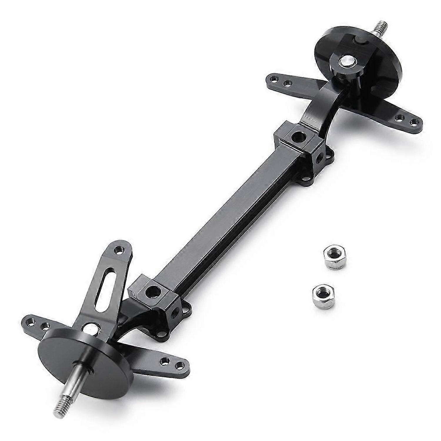 Metal Front Axle Steering Assembly Link Pole Linkage Rod No Power for Tamiya 1/14 RC Truck Tractor C