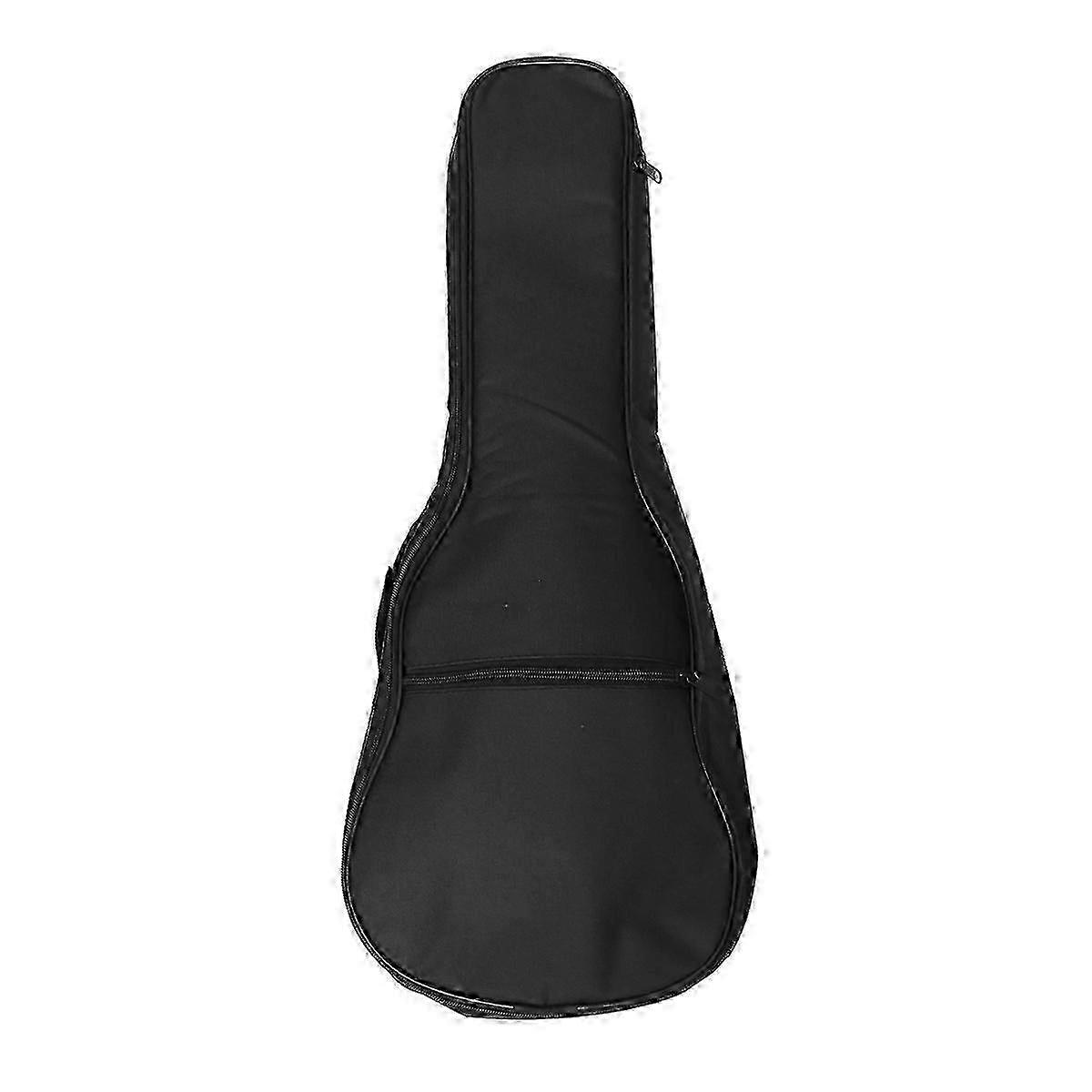 Estojo de Guitarra Esponja Resistente à Água de 23 Polegadas para Instrumentos de Cordas Folk Acústicos (Preto)