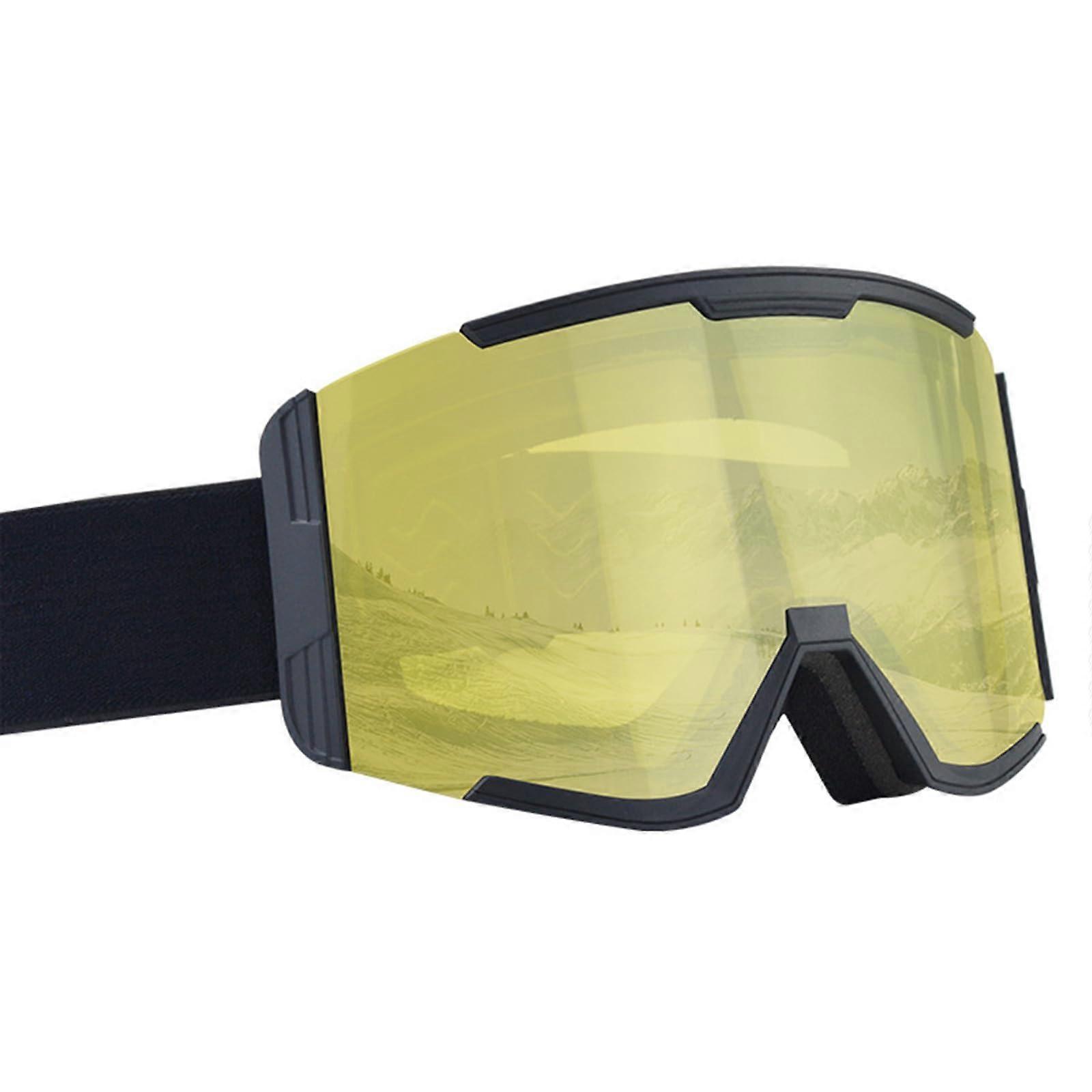 Ski Goggles for Men and Women, Large Safety Snow Goggles with Anti-Fog Lens and UV Protection