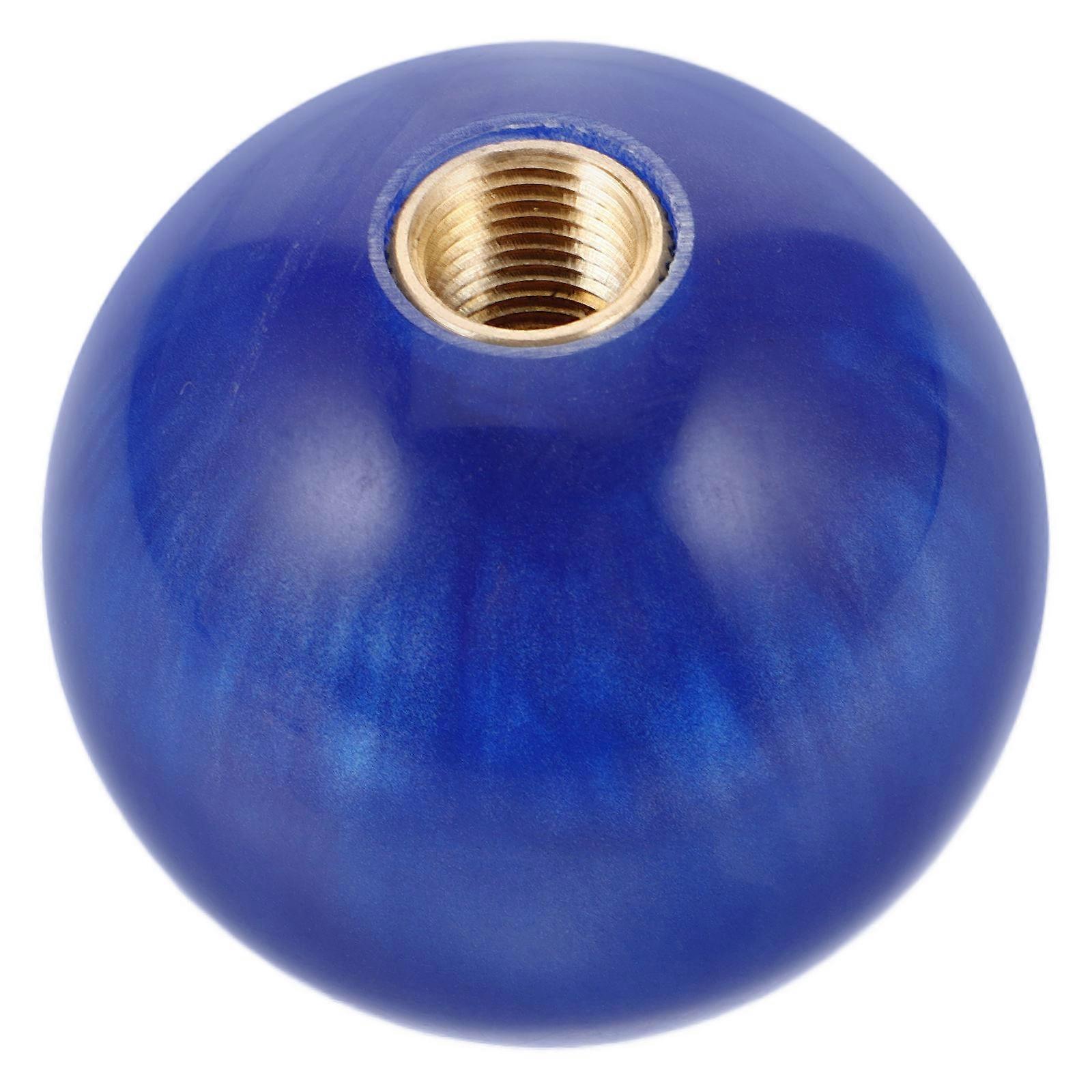 Shift Lever Knob Cap Easy Installation Round Car Lever Manual Gear Shift Knob Acrylic 1Set