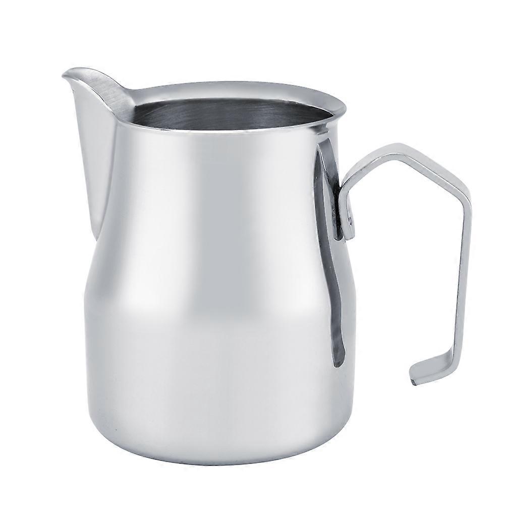 Pichet à café en acier inoxydable, pot à mousse de lait, pichet à expresso style latte art (350 ml)
