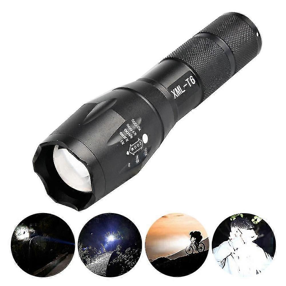 Flashlight Rechargeable Flashlight L2 Telescopic Zoom Flashlight Campi