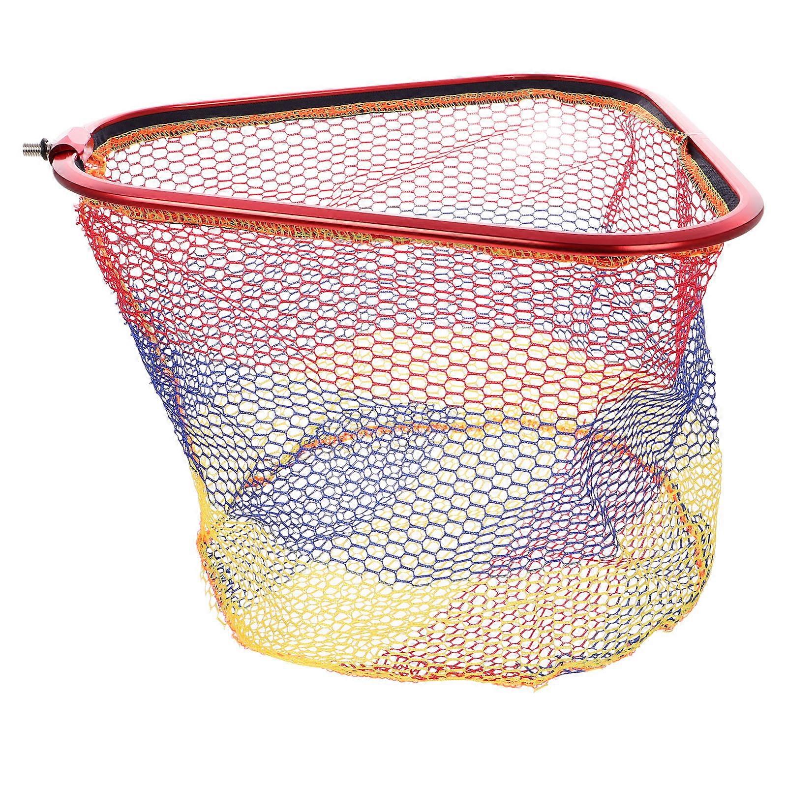 Folding Fishing Net Nanometer Material Round Fishing Net Wide Opening Large Net Basket For Anglers 1Set
