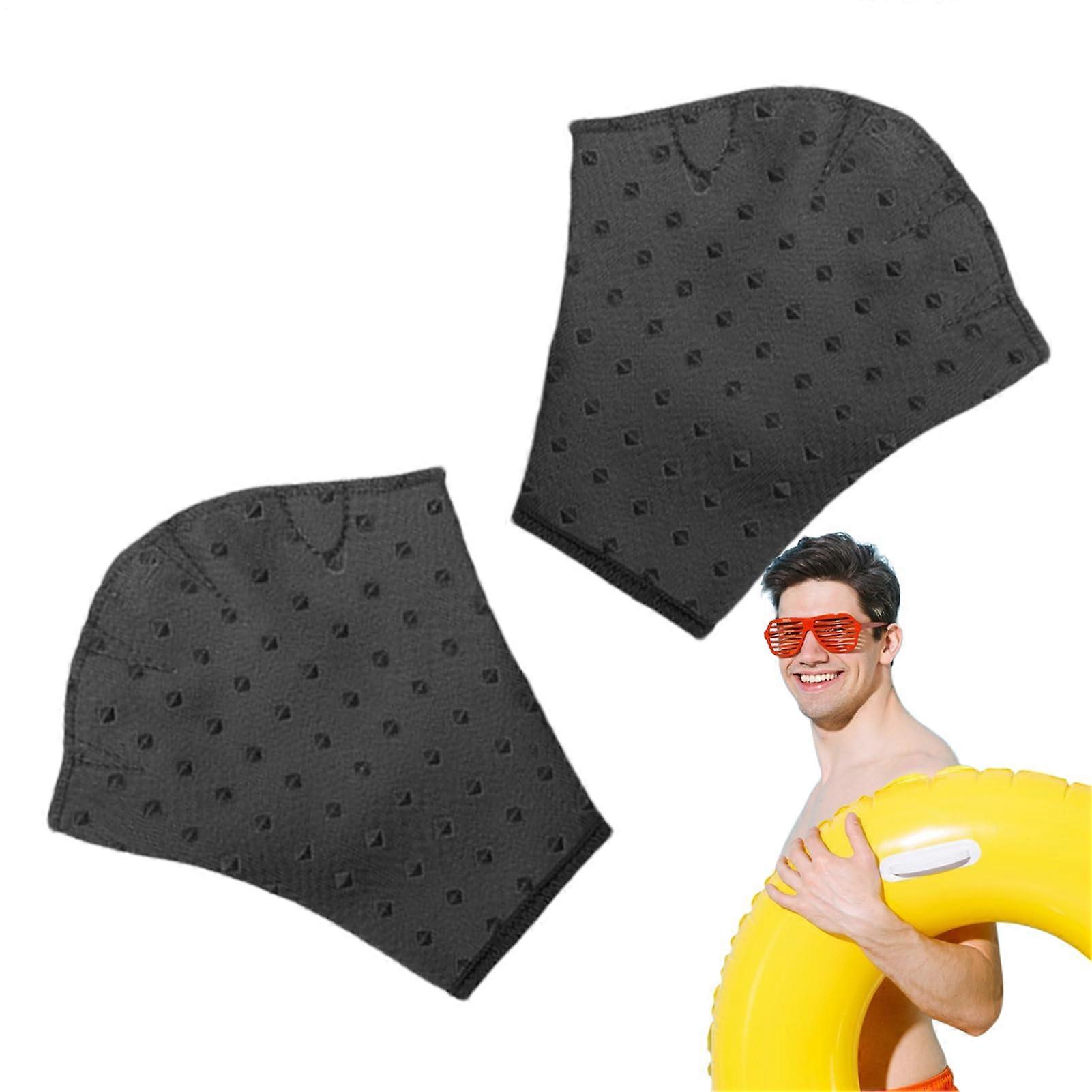 Swimming Gloves, Swimming Gloves, Neoprene Swimming Accessories with Wrist Strap, Diving Equipment for Kids and Adults Black M Ref: 8426
