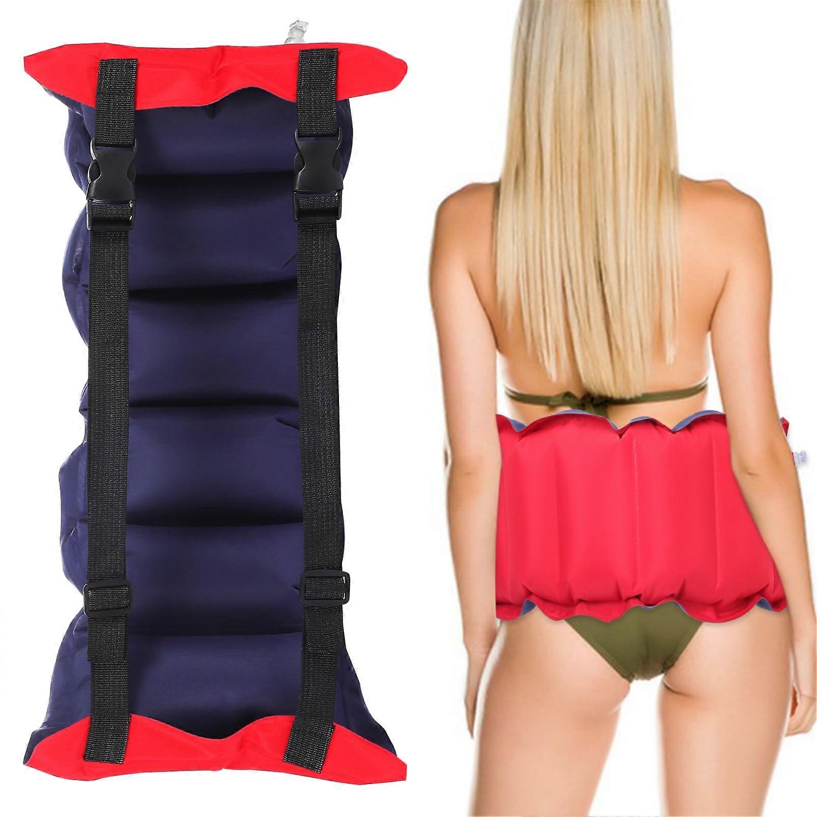 Swimming Belt for Adults, Inflatable Back Float, Adjustable Pool Training Belt, Pool Swimming Aid