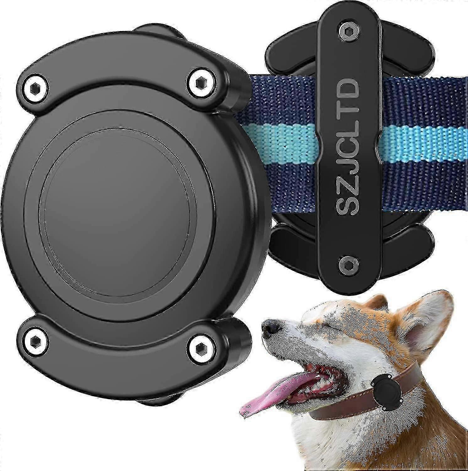 IPX8 Waterproof Dog Collar Holder, Durable Hard Anti-Scratch Protective Case Suitable for Airtag Devices, Compatible with Certain Brands
