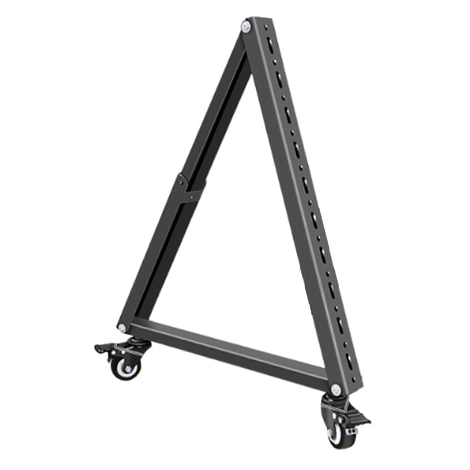 Low Height Mobile TV Stand Multifunctional Triangular Monitor Floor Stand