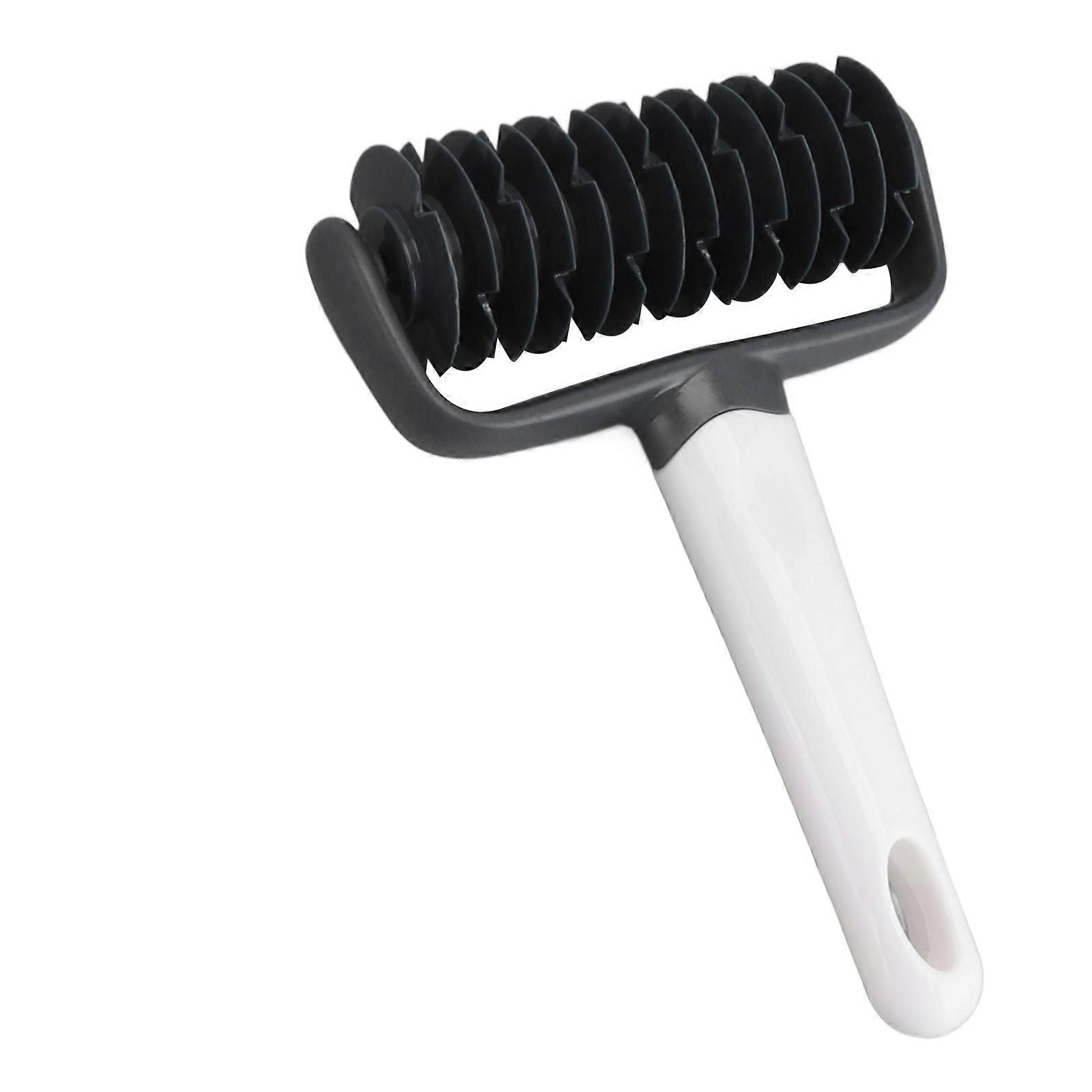 Pizza Lattice Cutter Pastry Lattice Roller Cutter with Long Handle for DIY Pastry Bread Pizza Dough