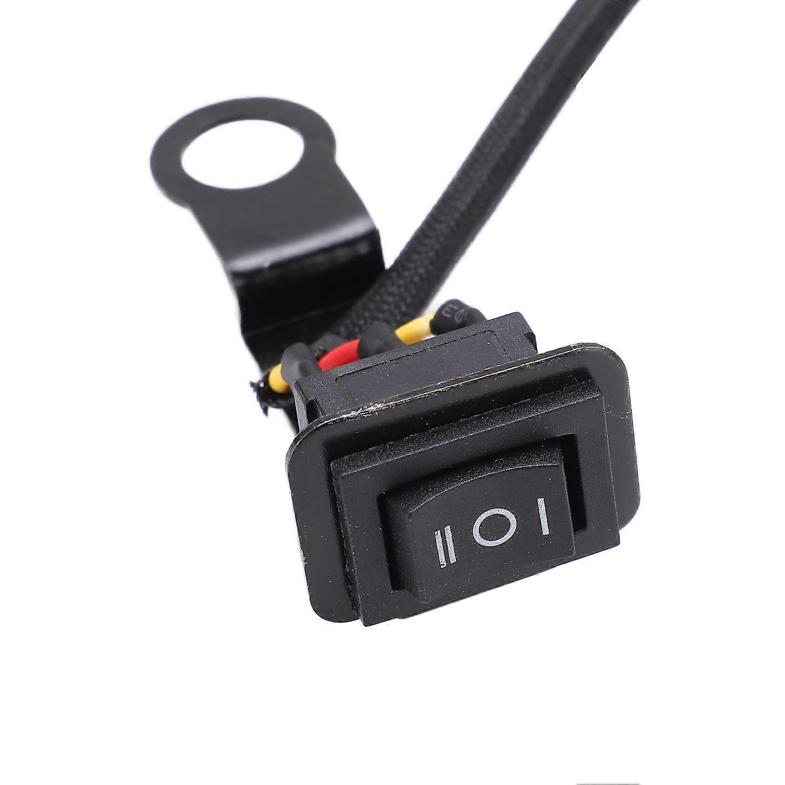 Universal Heated Grips Motorcycle Electric Heating Handle Kit Refit Insert Handlebar Pad 12V