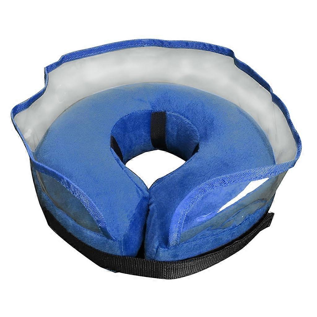 Comfortable Inflatable Elizabethan Collar for Pets, Puppies, Kittens - Protective Layer, Adjustable Size, Durable Material