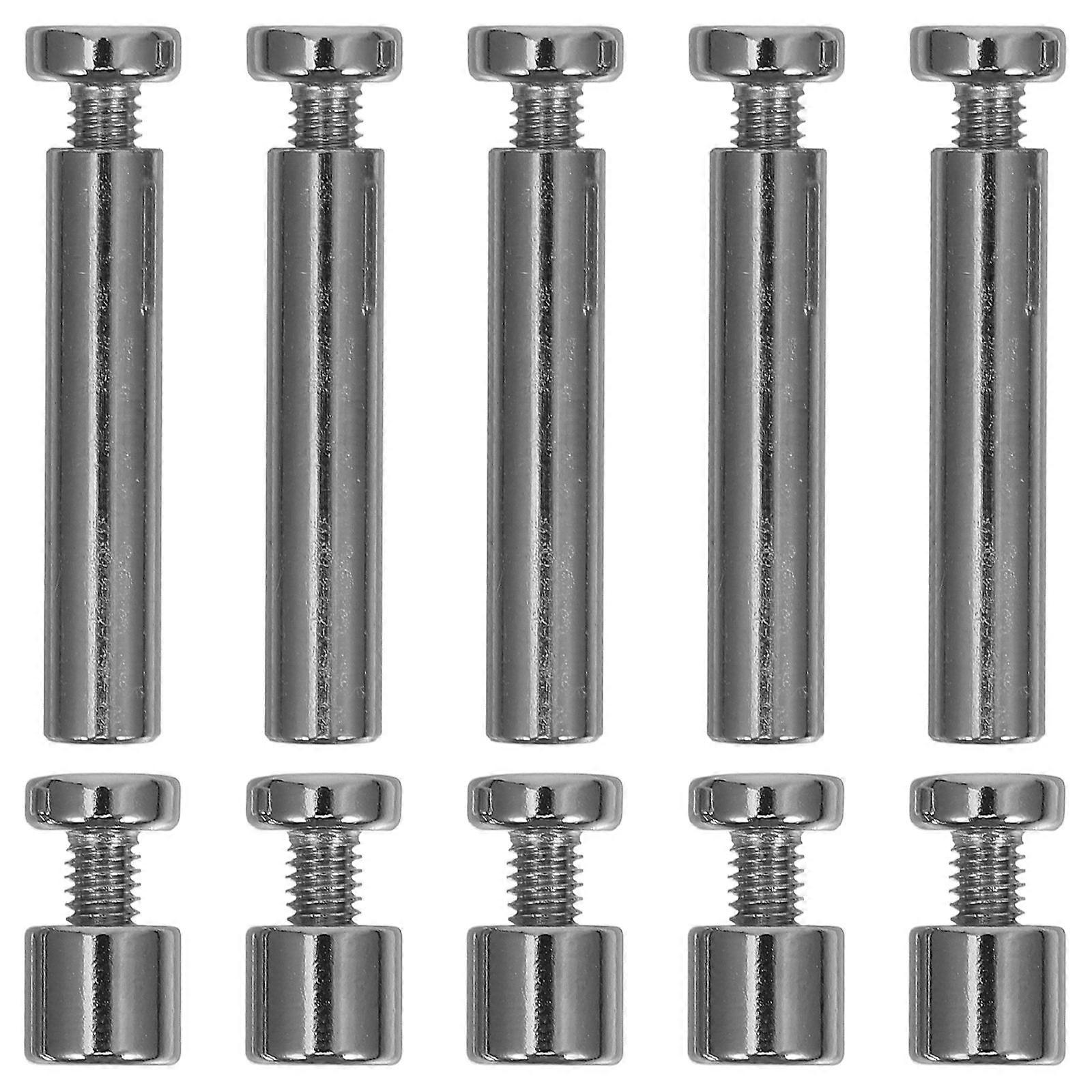Picture Standoffs Sign Display Frame Mounting Iron Cylindrical Shape Acrylic Frame Compatible Business Owners 5 Sets