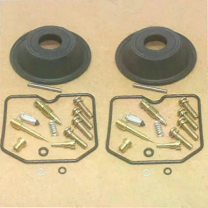 カワサキKAF 450 KAF450 B1ミュール1000 UTV 1988オートバイキャブレター修理キット燃料システムフロートプランジャーダイヤフラム