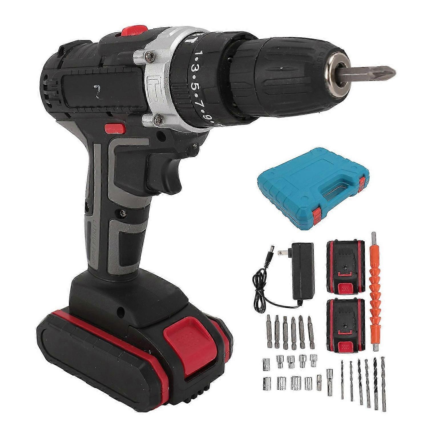 Lithium Drill Set Speed Adjustable Portable Electric Drill Kit for Professionals DIY Projects 110