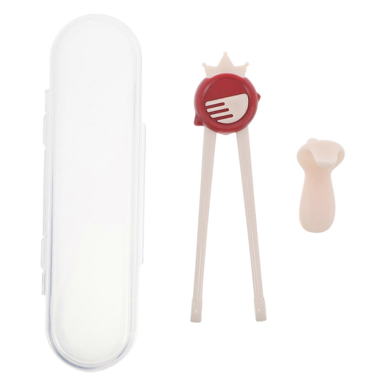 Kids Training Chopsticks Reusable Non Slip Compact Adorable Design For Mealtime Practice