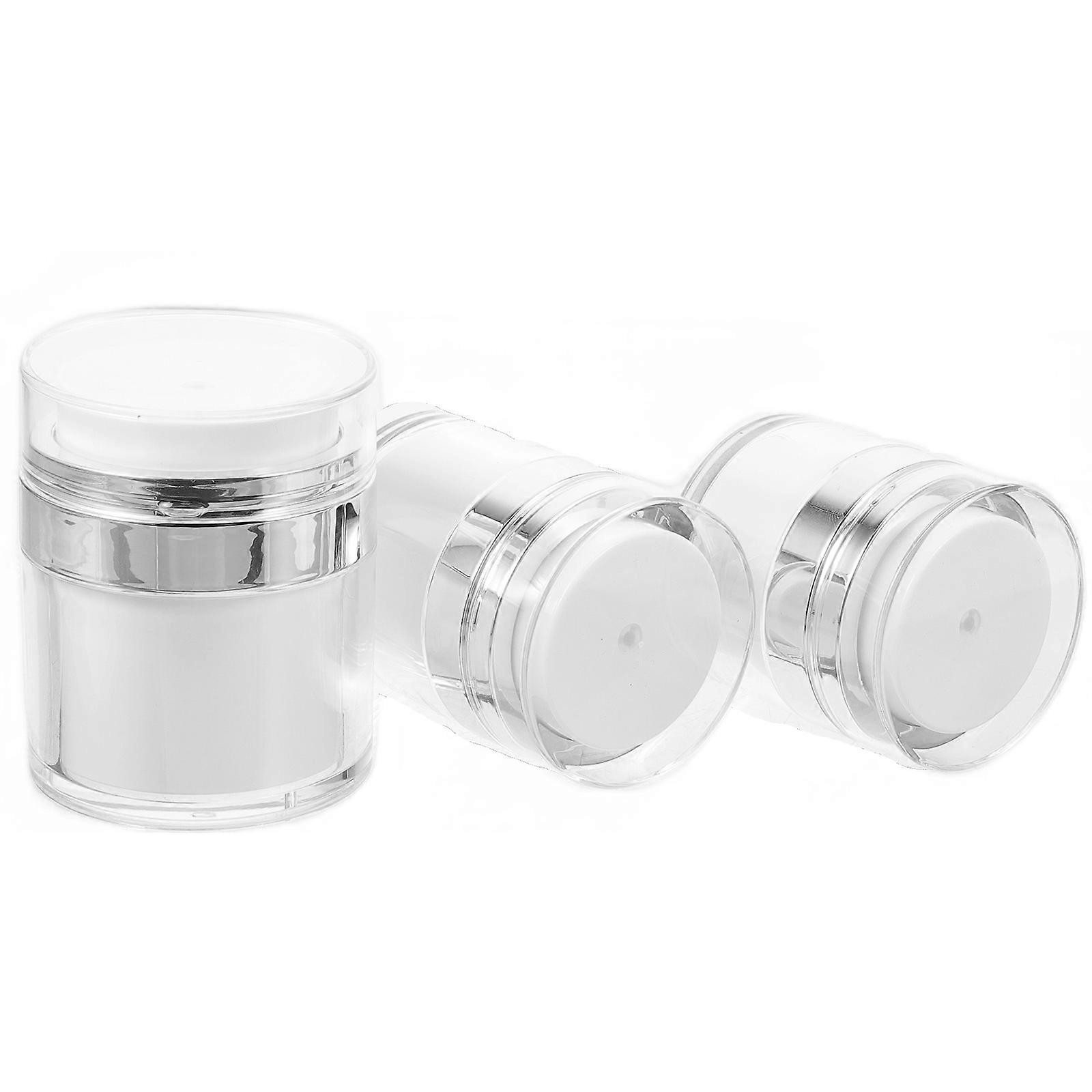 3Pcs Portable Sub Jars Double Layer Lotion Bottles Creams Bottles