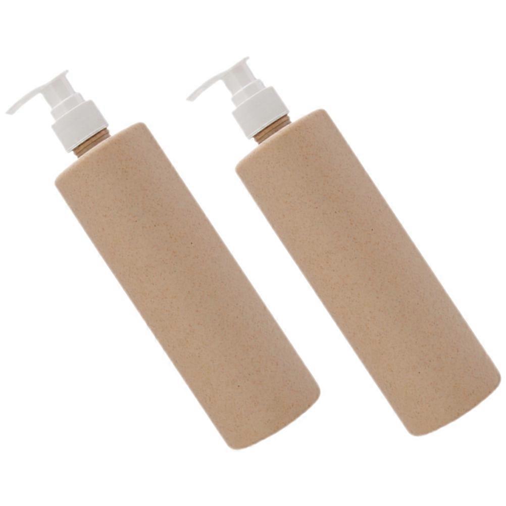 Travel Toiletries Bottles Refillable Travel Bottles Empty Bottle Container for Lotion Shampoo Square Shoulder 250ml Portable 2Pcs
