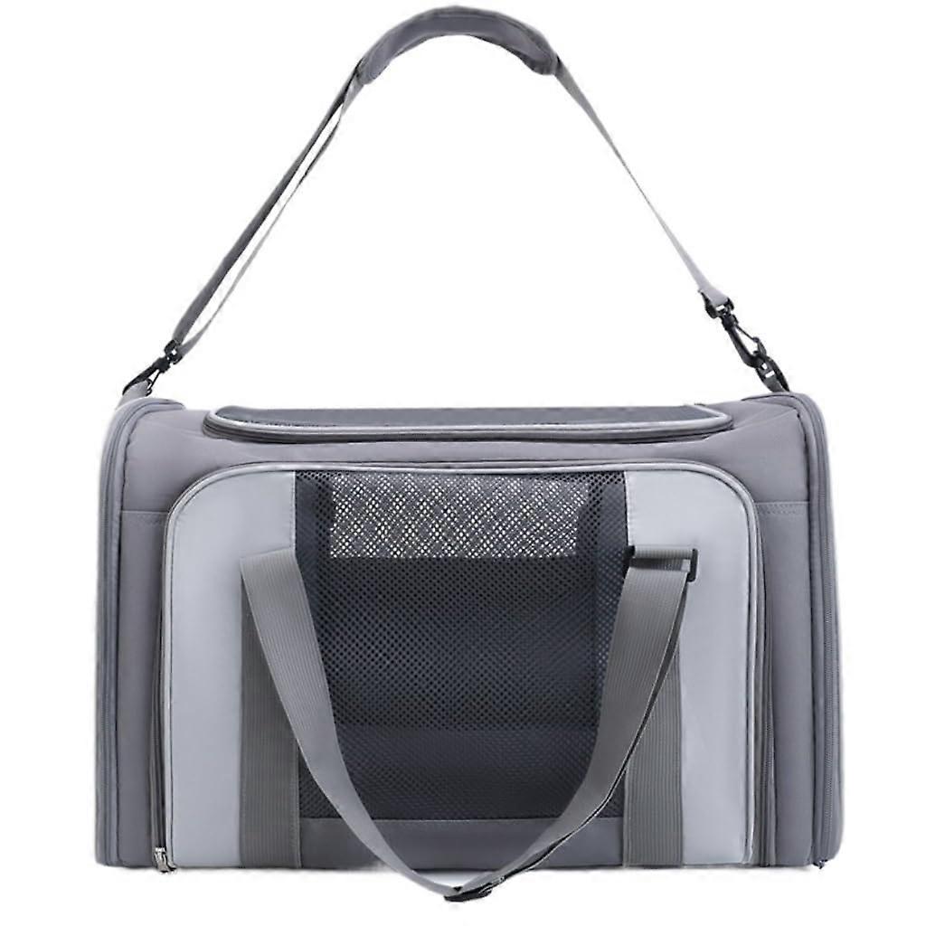 Cat Bag Model A-G, One-Shoulder Breathable Crossbody Pet Carrier, Portable Cat Bag For Outings