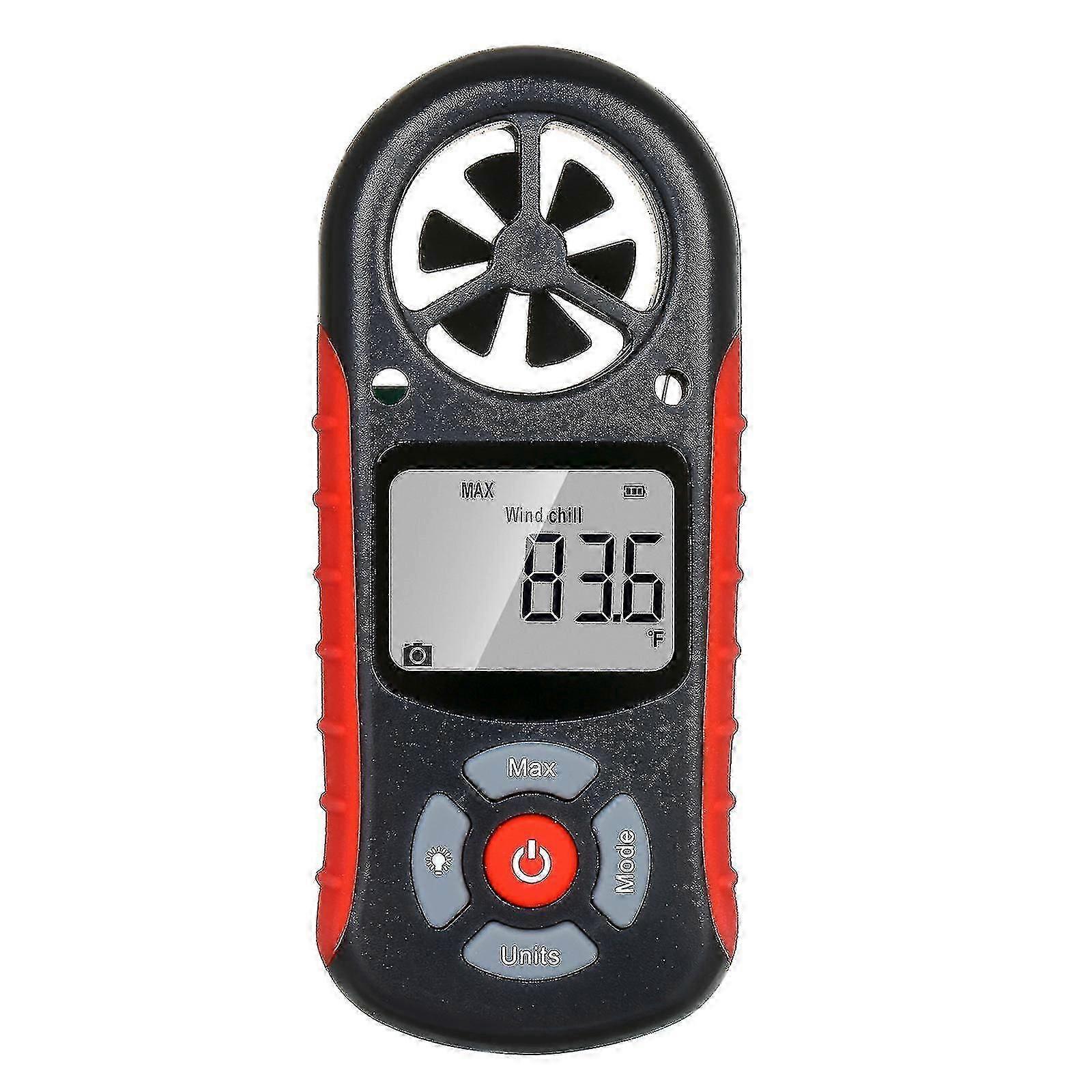 High Quality 8-in-1 Wind Speed Meter 0.3 To 30m/s Anemometer With Barometer/altimeter/dew Point Price