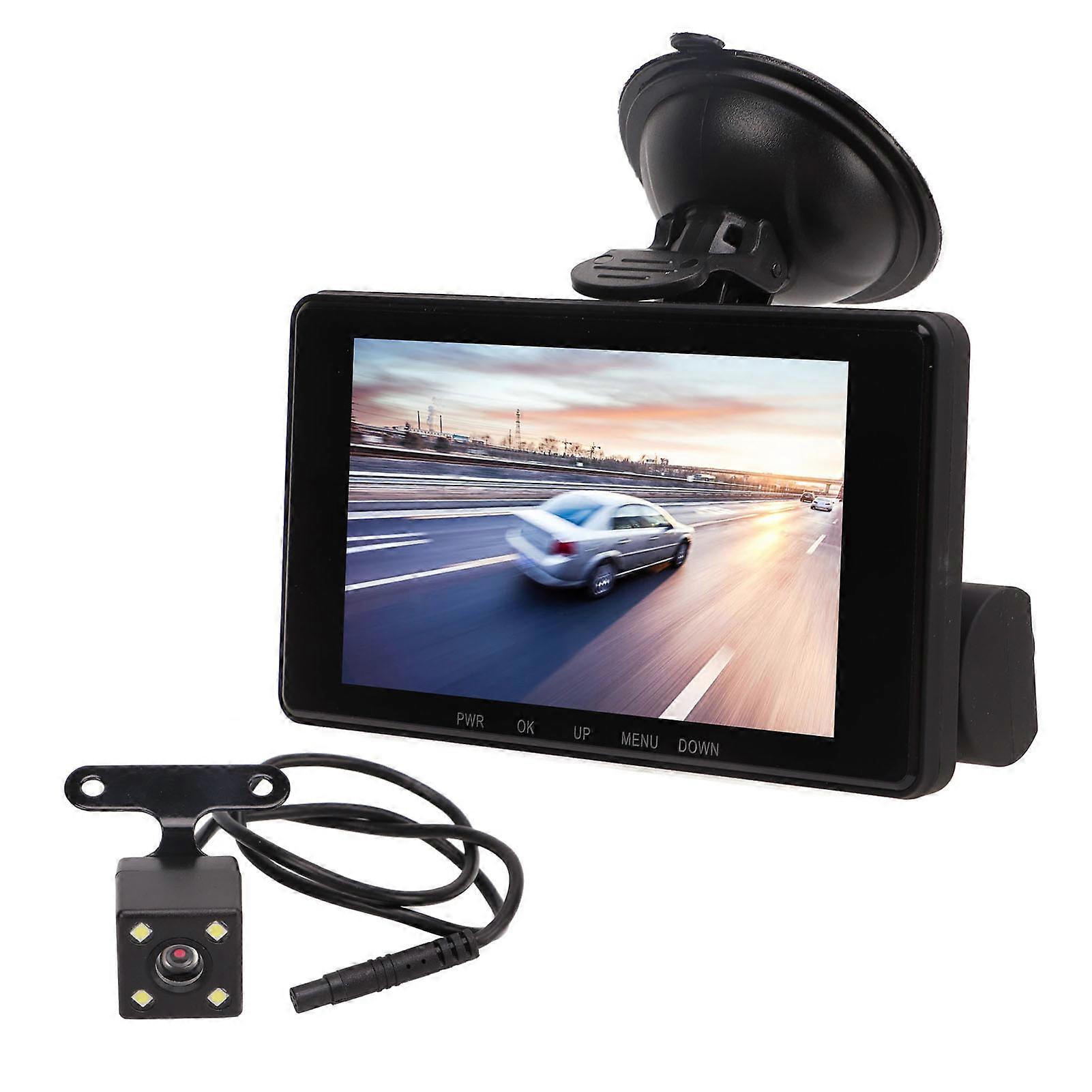 Car Dash Camera DVR 3 Camera Night Vision 4in Display Screen Car Recorder Driving Video Recorder 