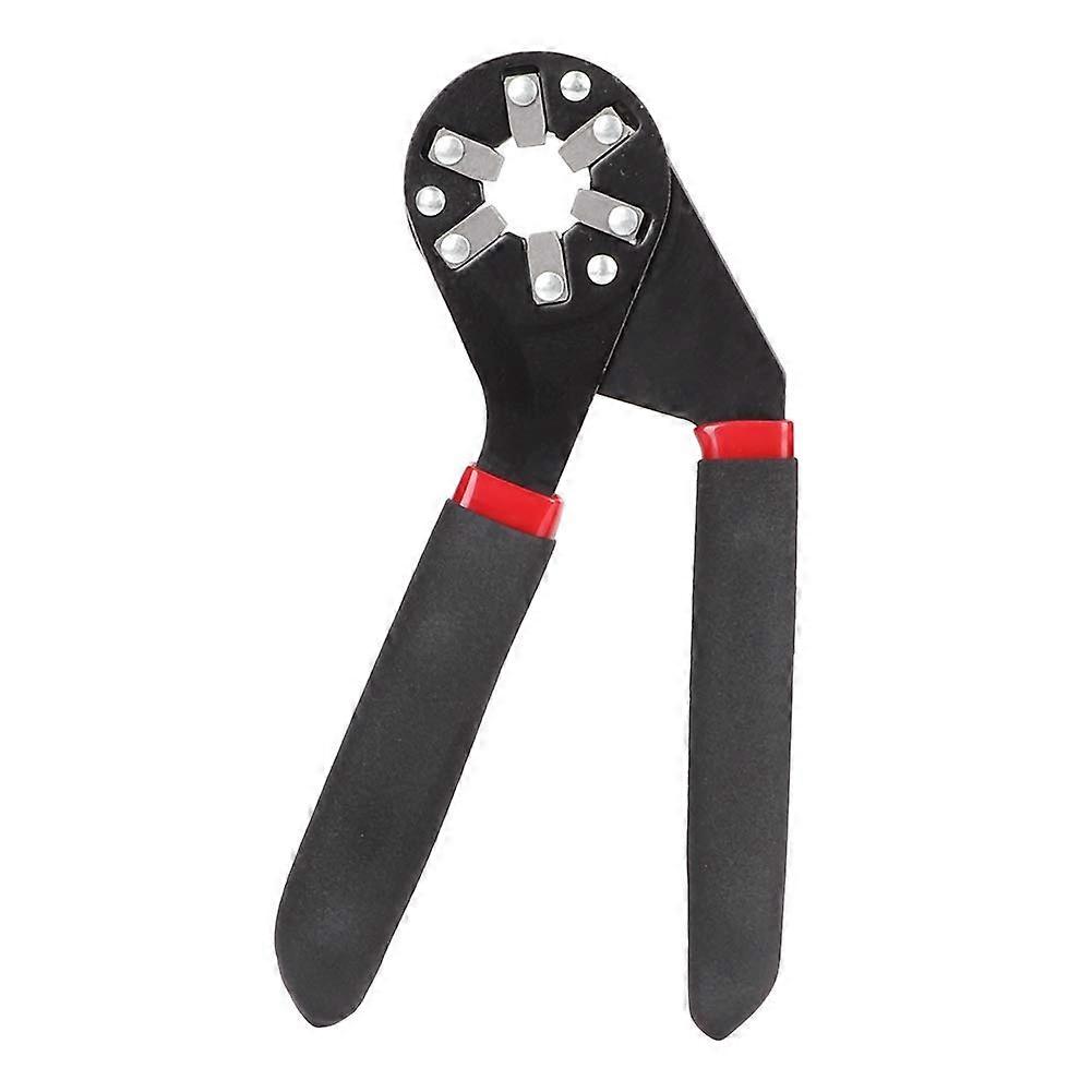 Adjustable Wrench And Hex Key Multi-Tool, Hardened Steel, 15.2 cm, Black