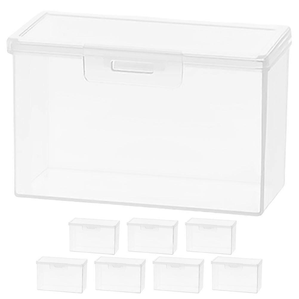 Trading Card Organizer Plastic Card Box For Game Cards Storage Holder Dirt Protection Transportable 8Pcs