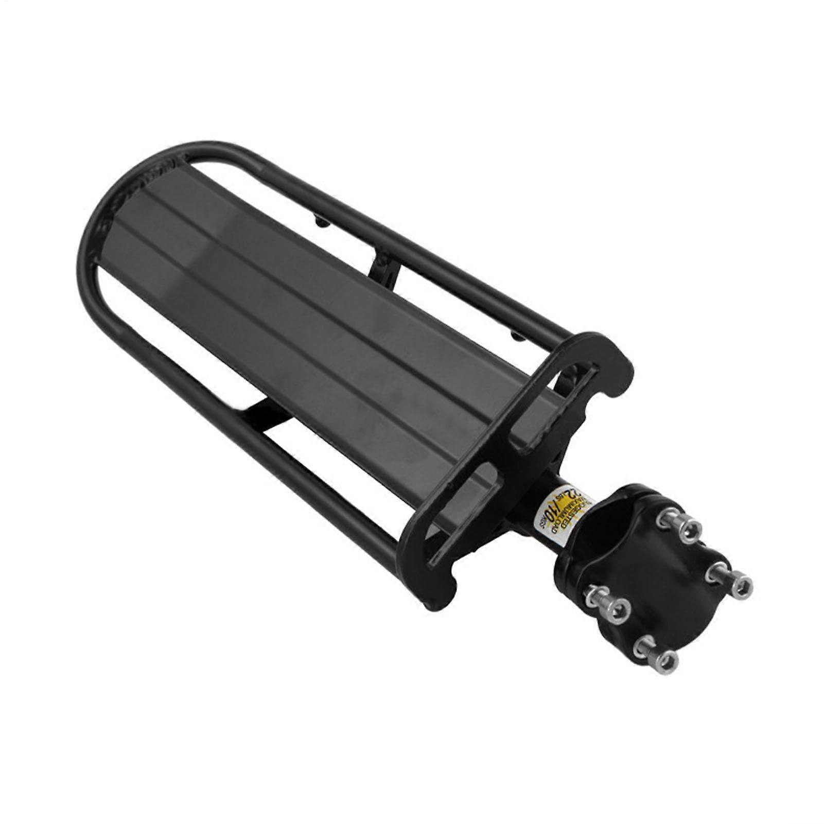 Aluminium Alloy Rear Bike Rack, Adjustable Cargo Carrier, Compatible with Various Bicycle Models, Durable Support