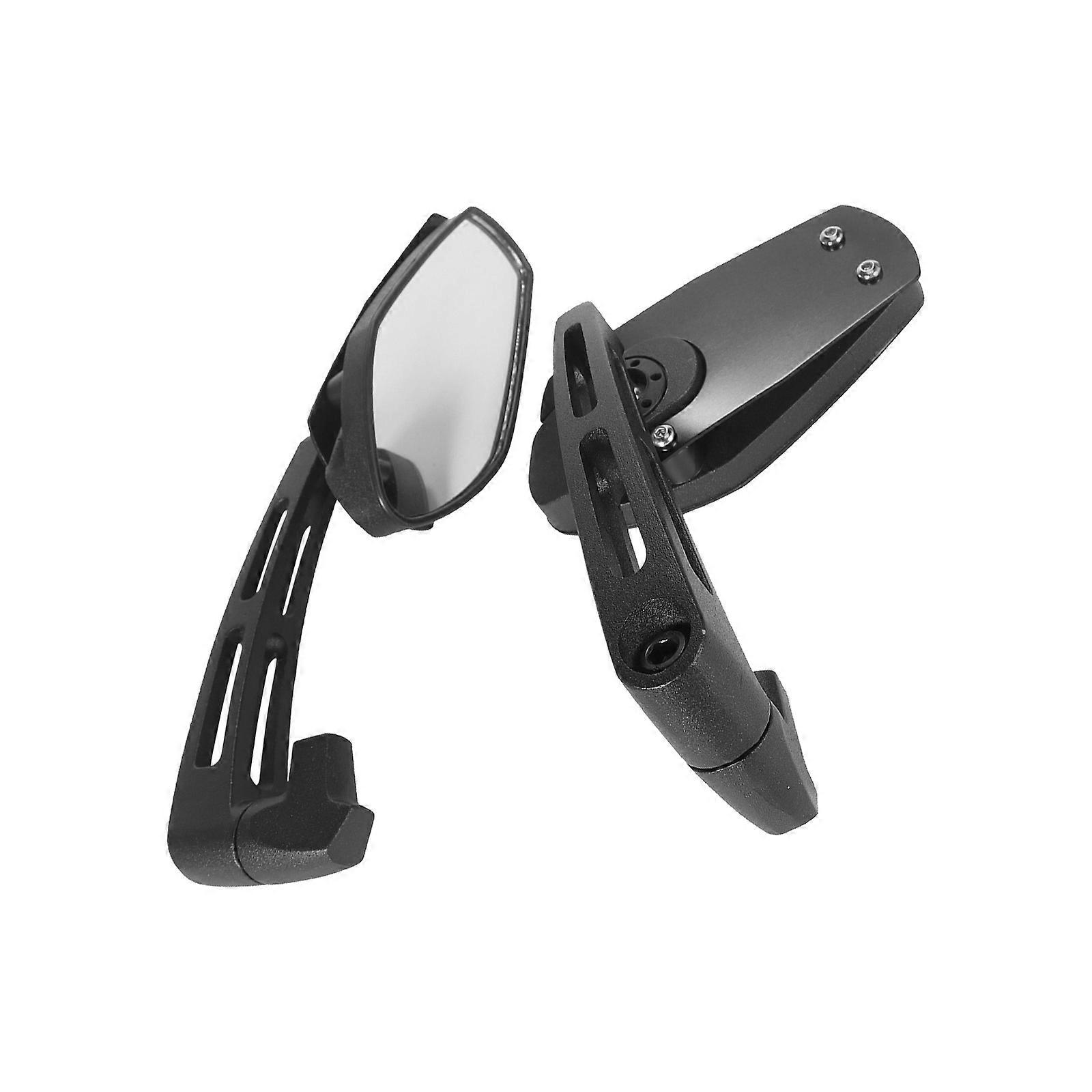 Motorcycle Safety Side Mirror ABS Reinforced Glass 360 Degree Adjustable Mounting Simple Install for Parking Assistance Multicolor