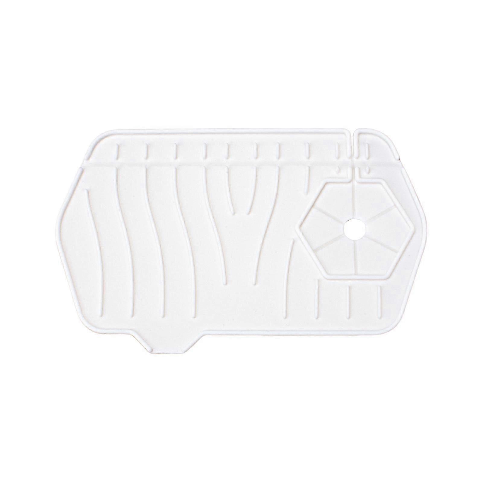 Soft Slope Sink Drying Pad with Double-Sided Design - 360-Degree Rotatable Faucet Pad for Hotel & Home Kitchen Use
