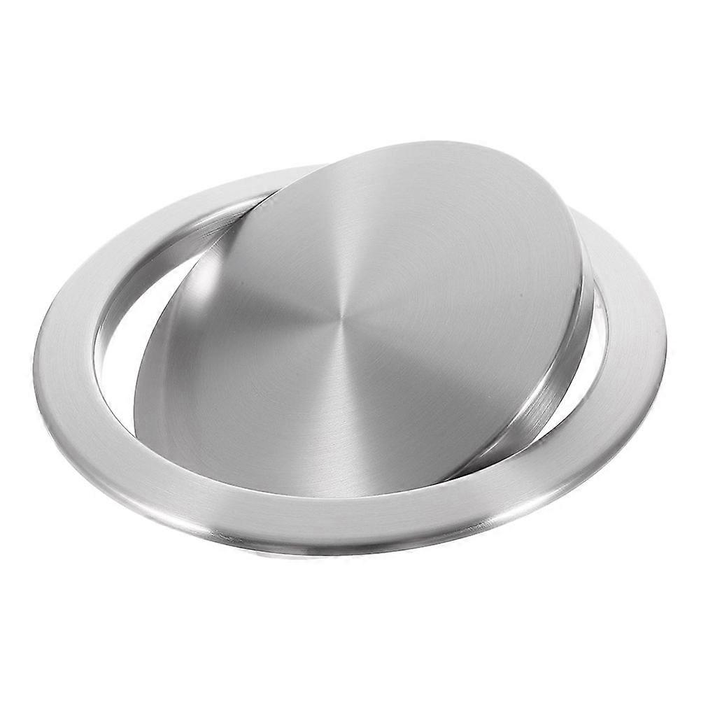 Garbage Can Lids Only Stainless Steel Trash Can Lid Odor Control Bathroom Garbage Bin Design 1Set