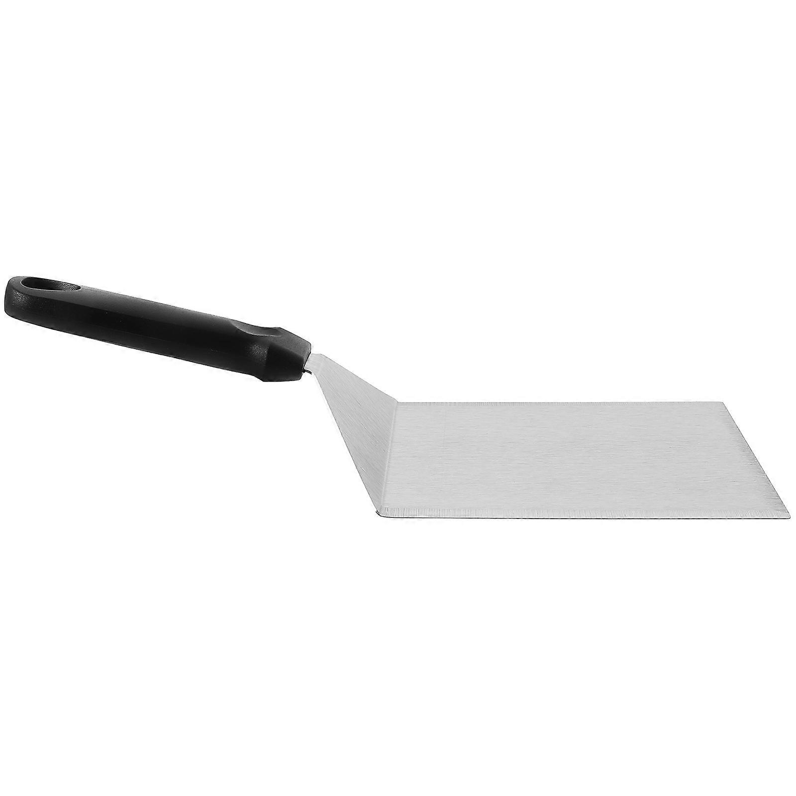 Grill for Kitchen Use with Ergonomic Handle and Wide Head Silver