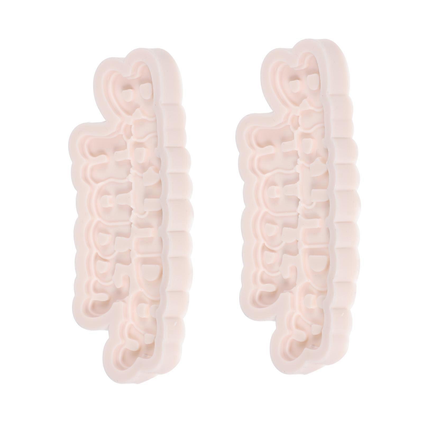 Silicone Fondant Mold for Making Candies and Chocolates Easy to Use and Clean Grey 2pcs