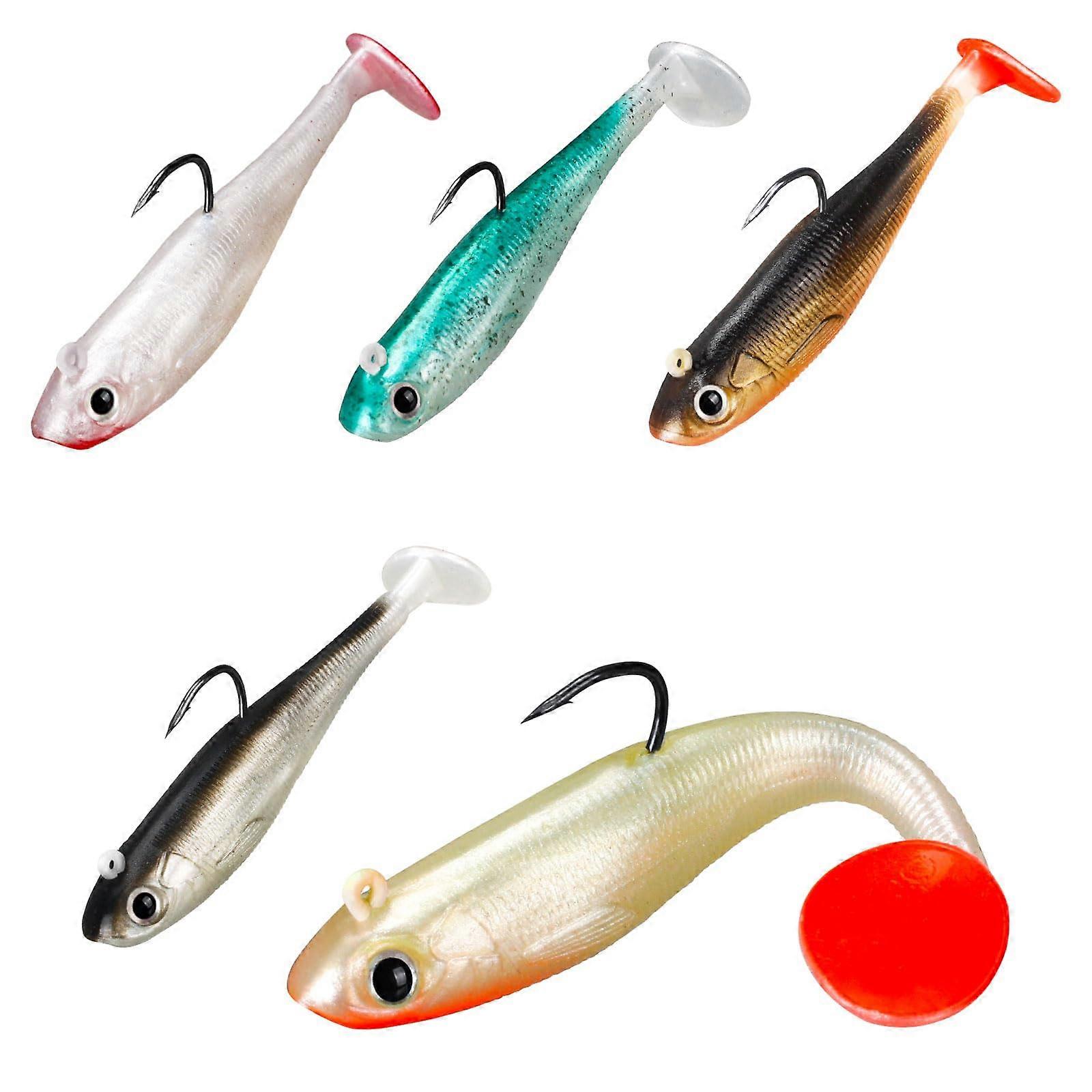Forellenköder Kunstköder 7 cm 6.6 g Gummifische für Hecht Zander Barsch mit Aufbewahrungsbox Angelköder Ausrüstung