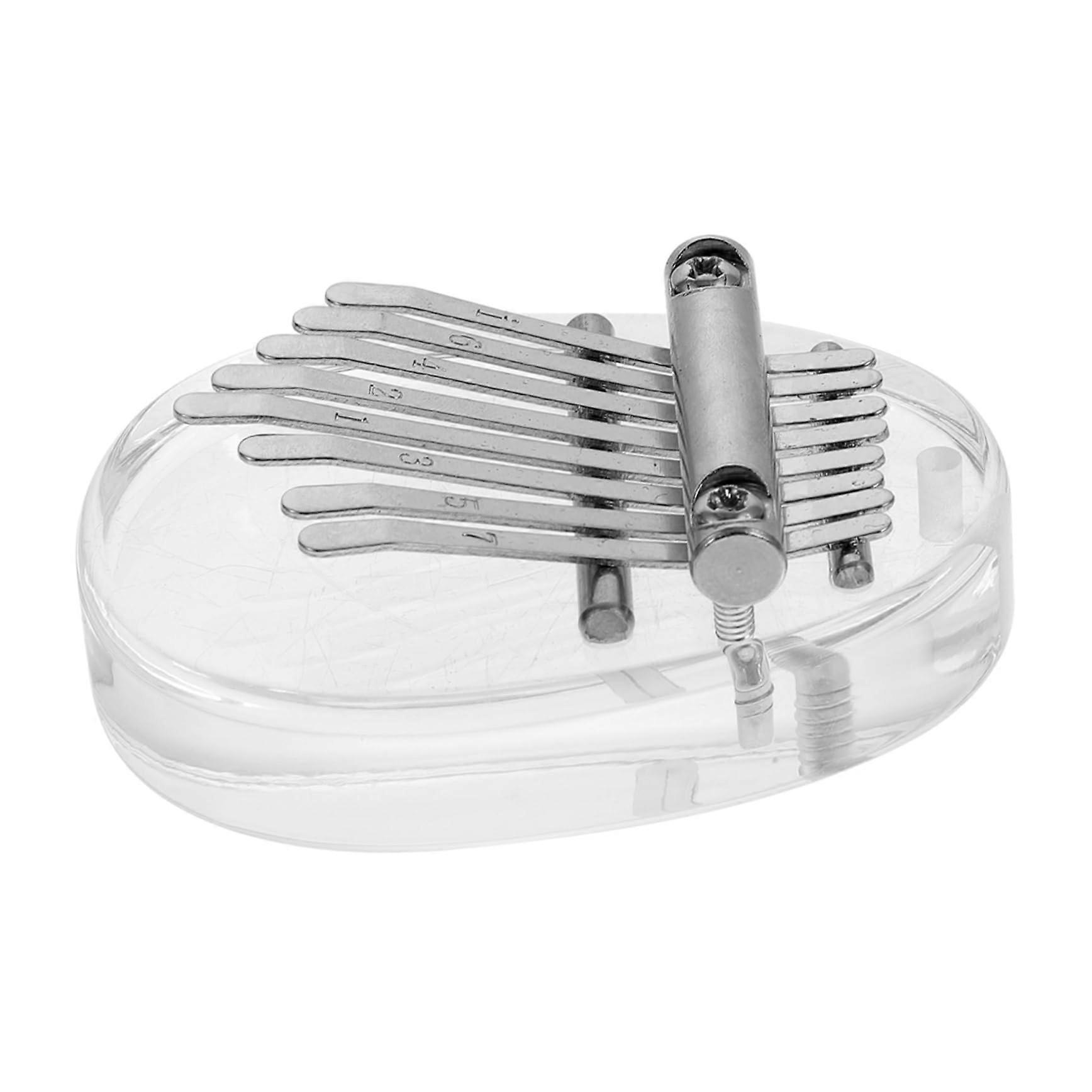 Thumb Piano Portable Finger Instrument for Beginners Lightweight Compact 7X5.5X2.5CM
