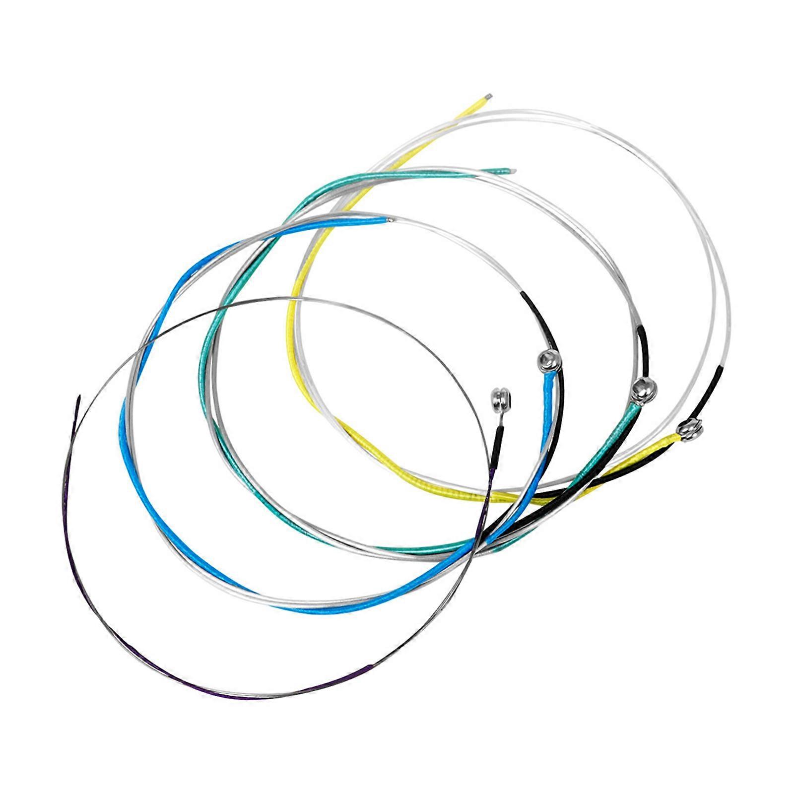 Universal AV33 Violin Strings Set Replacement Nylon  Violin Fiddle String Violin Instrument Accessories Rustproof Multicolor