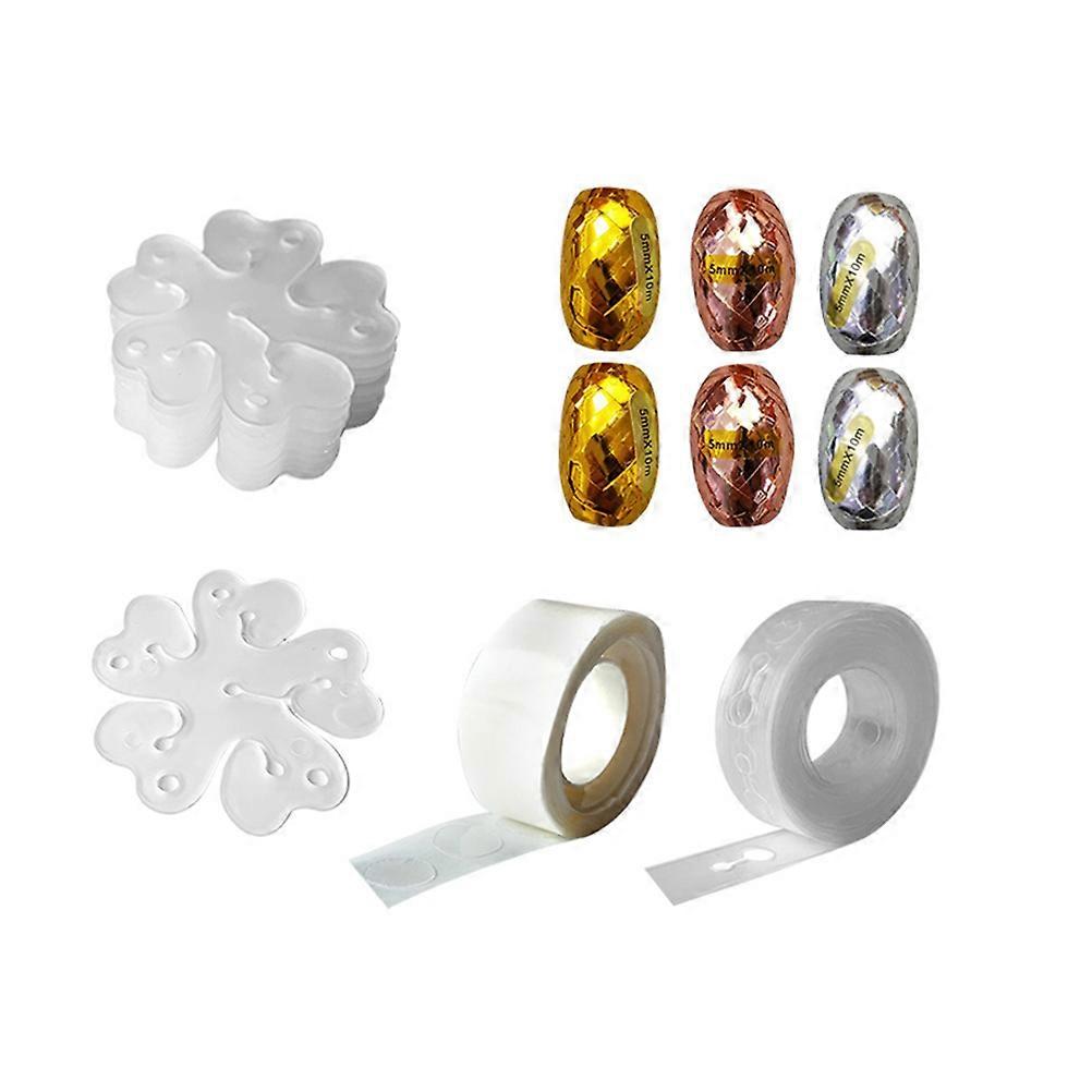 DIY Balloon Accessories Ribbons Get-togethers Inflate Balloons Assorted Color 29Pcs
