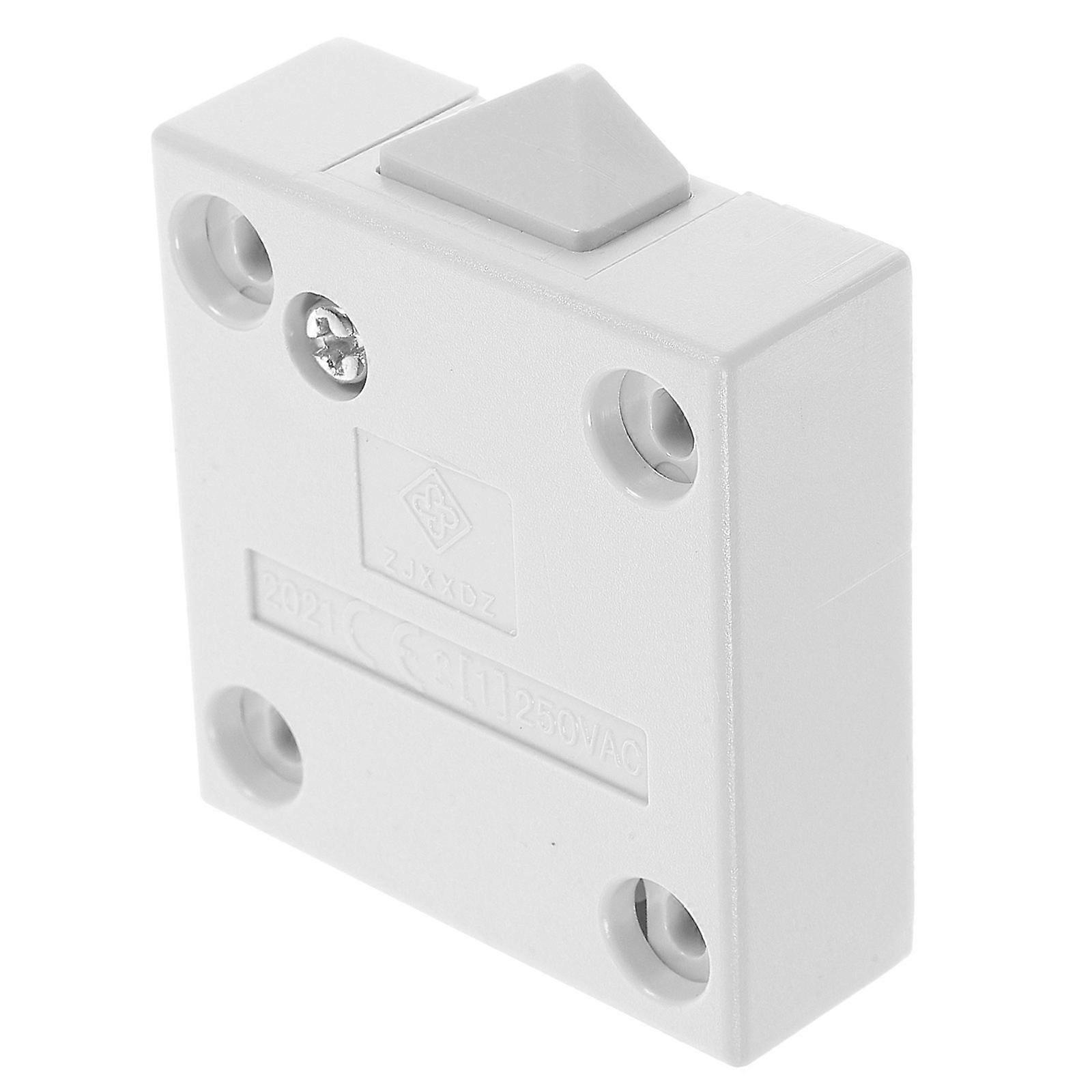 Cabinet Light On Off Switch Light Button Hotel Use 4.8X4.6CM Durable Auto Reset 1Pcs