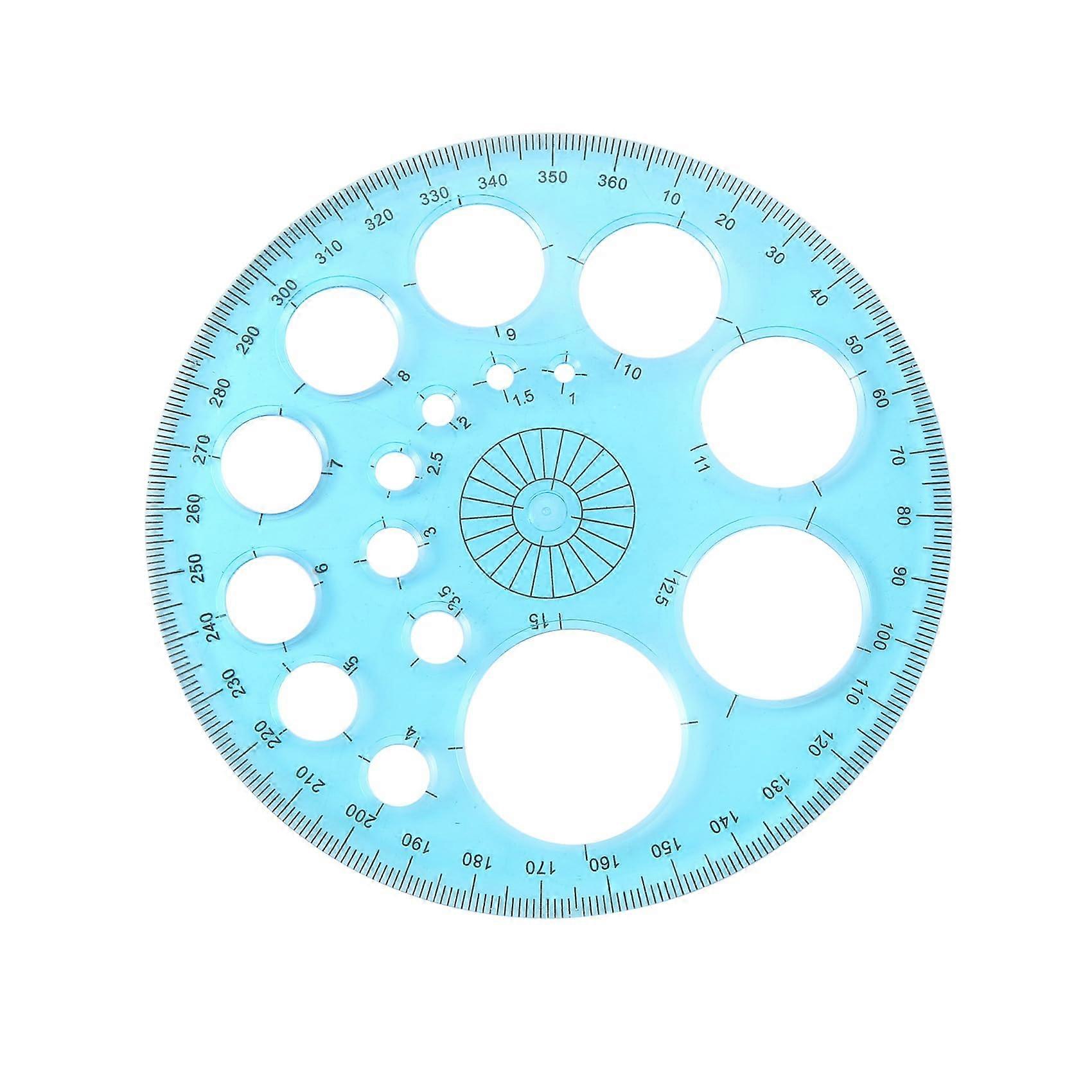 Multifunctional Geometric Ruler, Multifunctional Universal Drawing Ruler, Measuring Tool for Geometric Drawing Templates