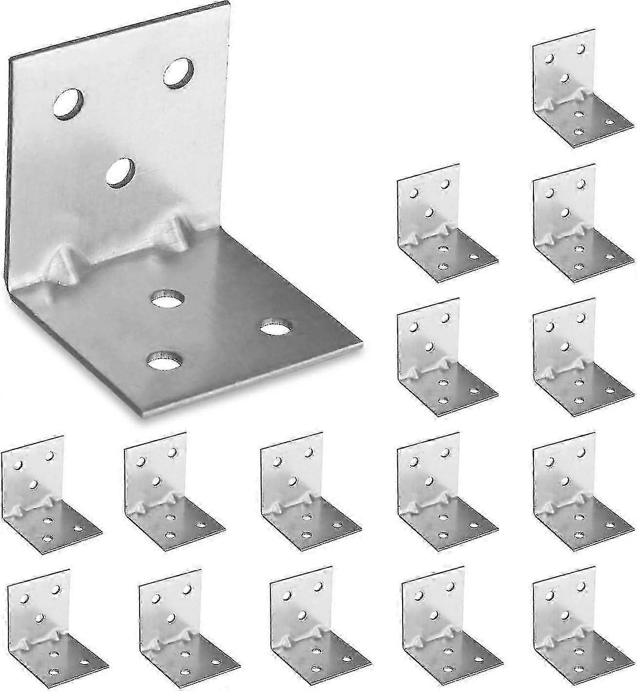 15db sarokkonzol (40 x 40 x 40) sarokerősítésű fém merevítők Fa fa Horganyzott acéllemez csatlakozó csatlakozó Csatlakozás rögzítése L javító csatlakozó