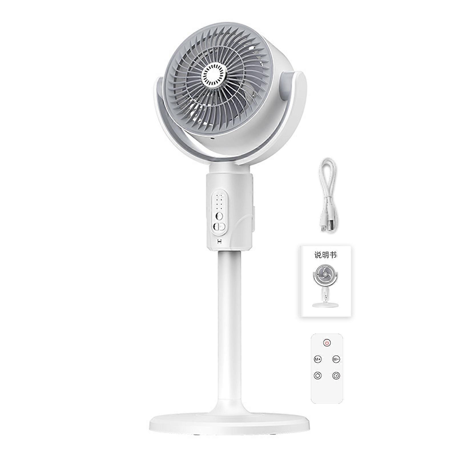 Quiet Airs Circulator Fan for Bedroom Portable Pedestal Fan Remote Control for Home/Office