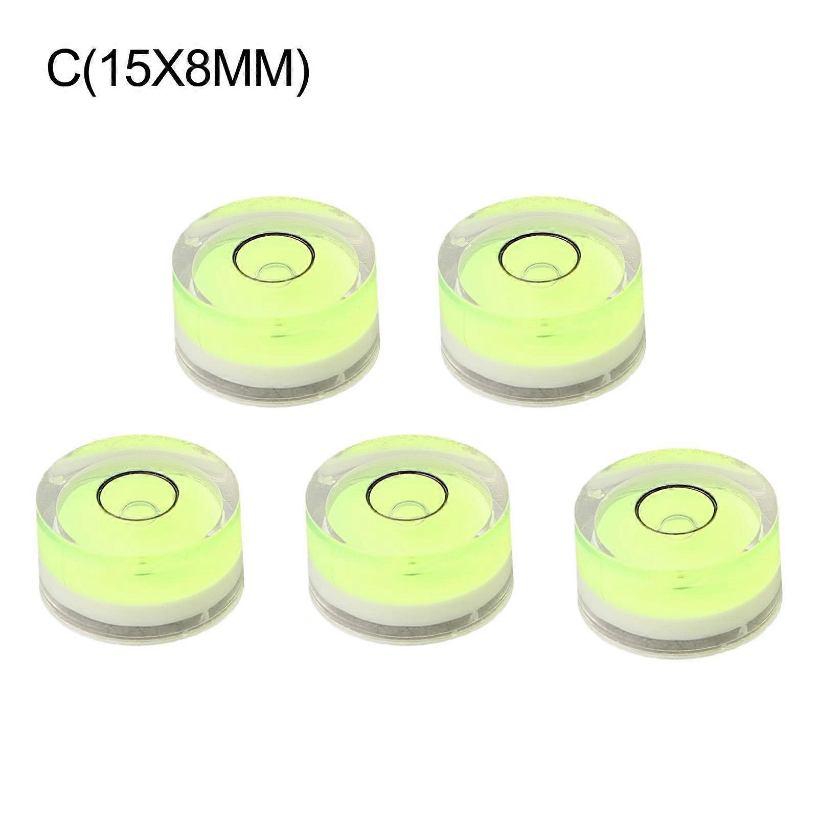 5 X Round Bubble Level Mini-Spirit Level Bullseye-Level Measurement Instrument