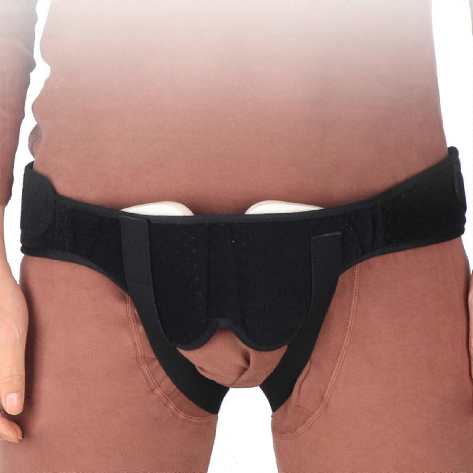 Cintura elastica per il sollievo dall'ernia per anziani, con compressione delicata, sottile, da indossare discretamente, taglia XL