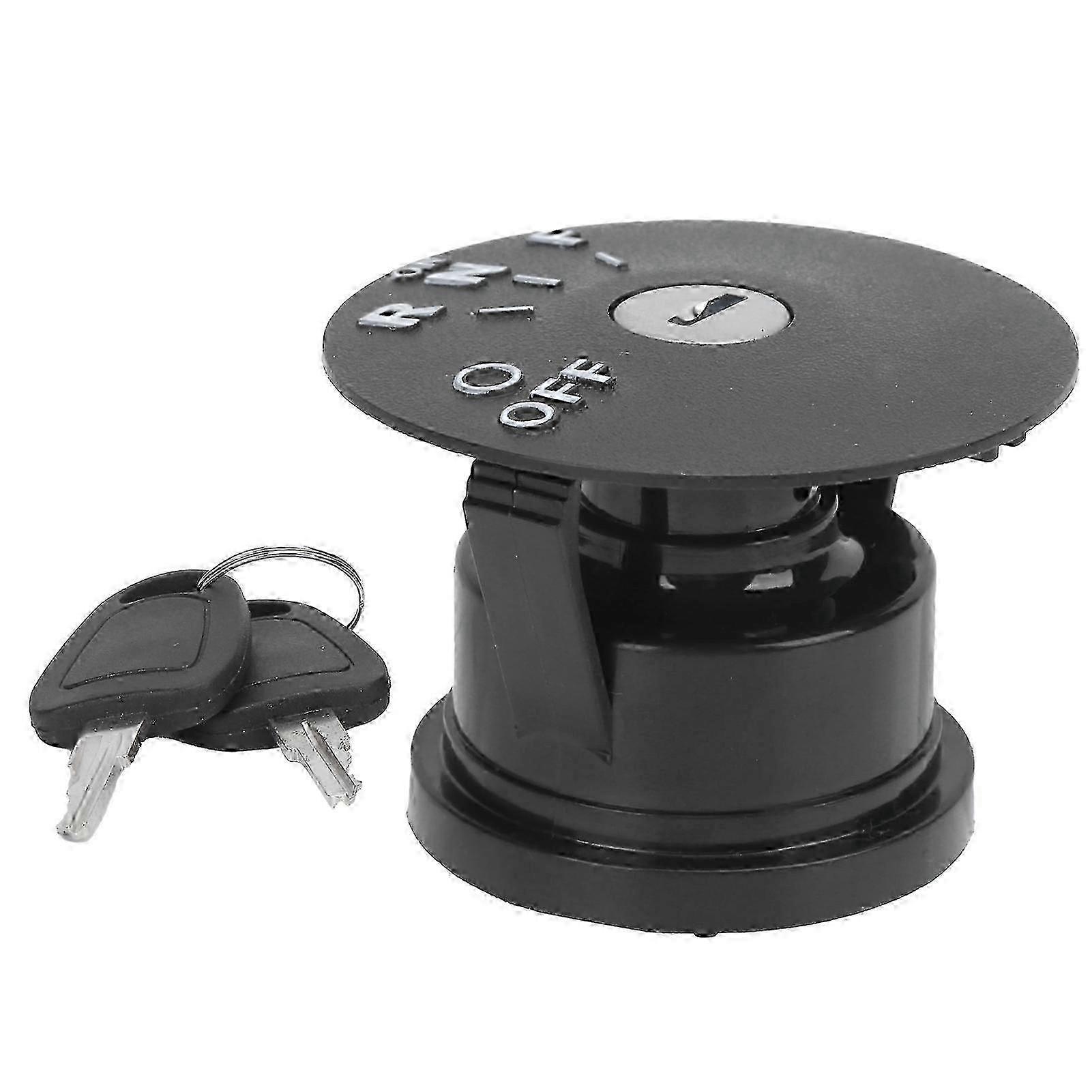 Ignition Switch 605637 4-Position with 2 Keys Replacement for EZGO RXV 2008-Up Golf Cart
