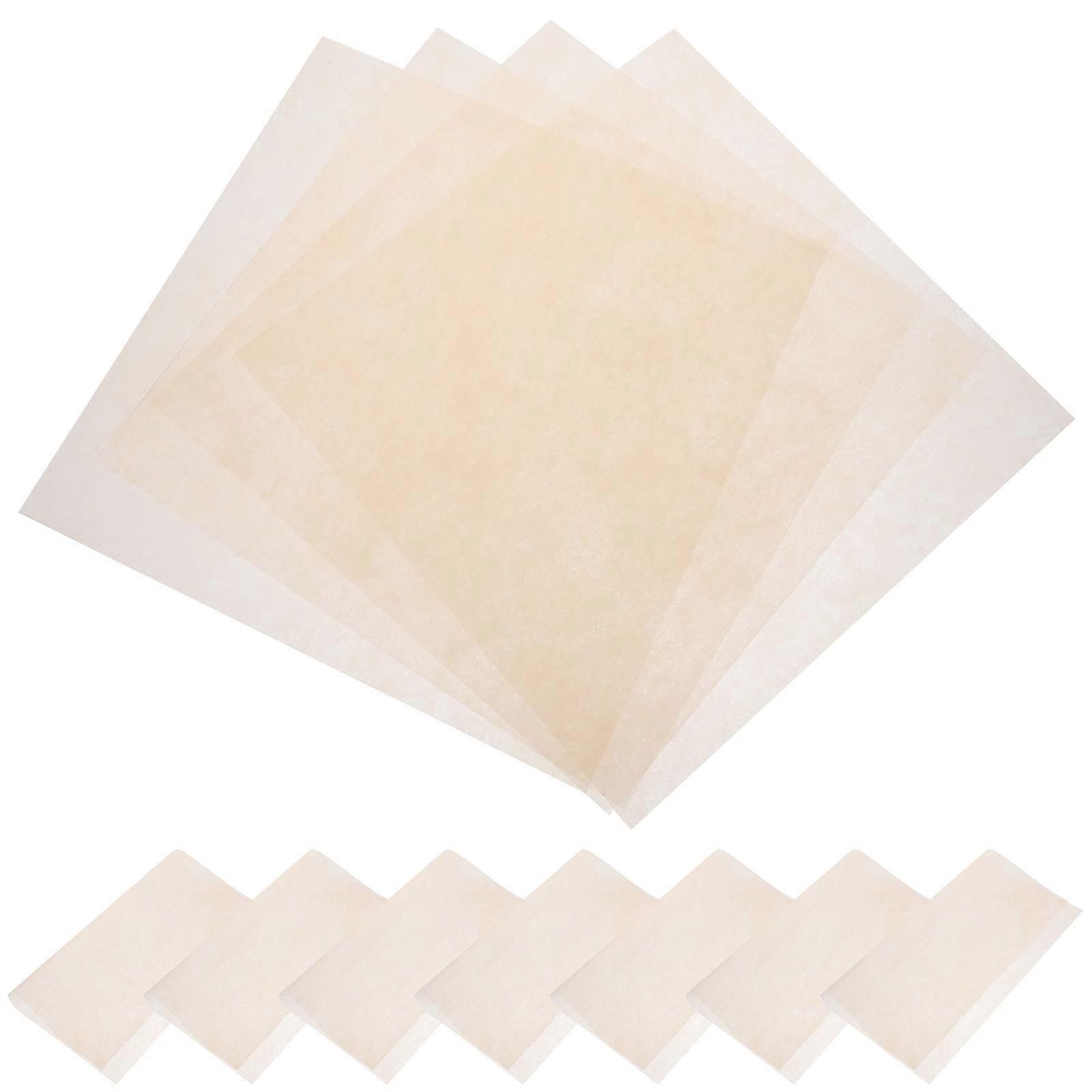 أوراق تغليف الزهور باقة تغليف المناديل الورقية تغليف هدايا الزفاف الزخرفية المربعة البيج الألياف 50 ورقة